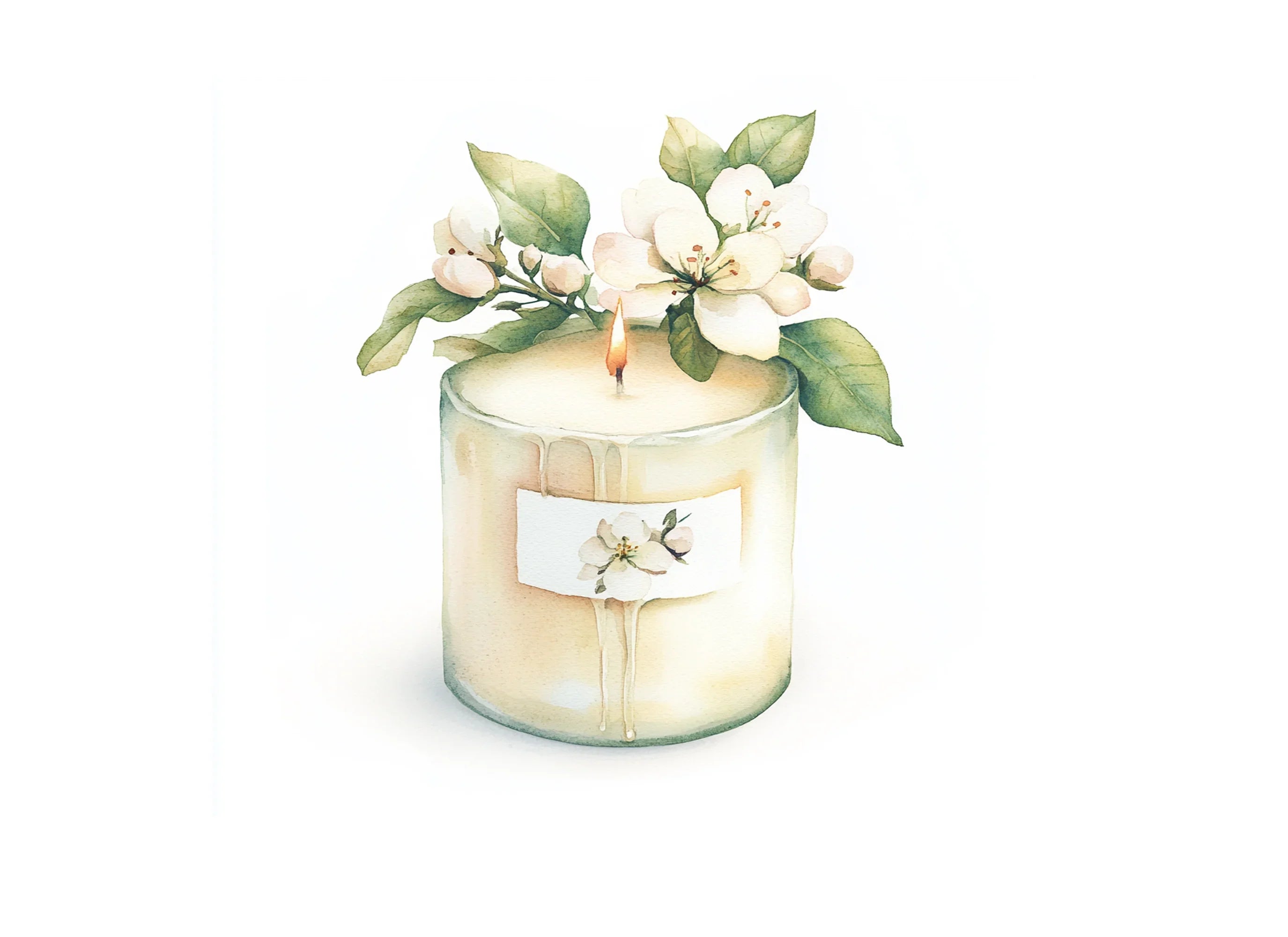 Scented Candle Clipart Bundle