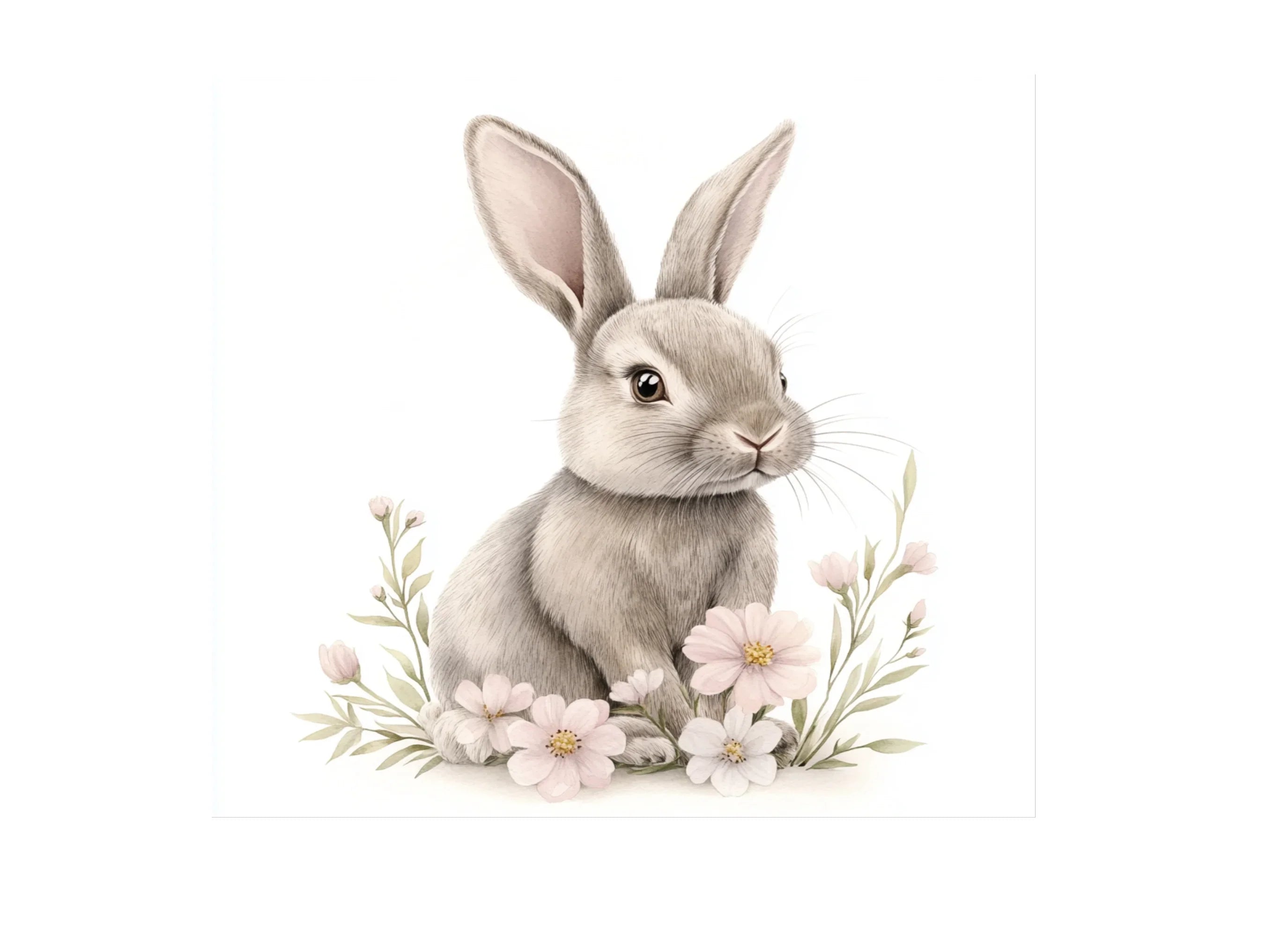 Cute Easter Bunny Clipart Bundle