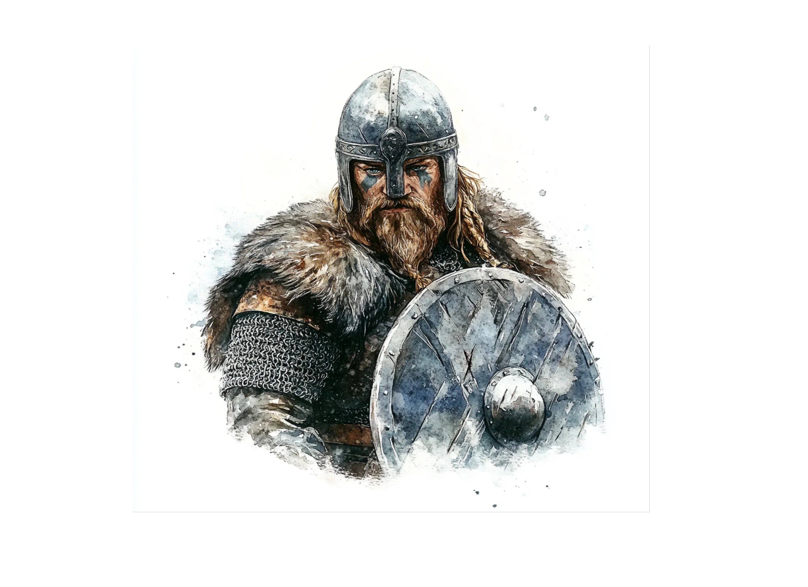 Norsemen With Shields Clipart Bundle