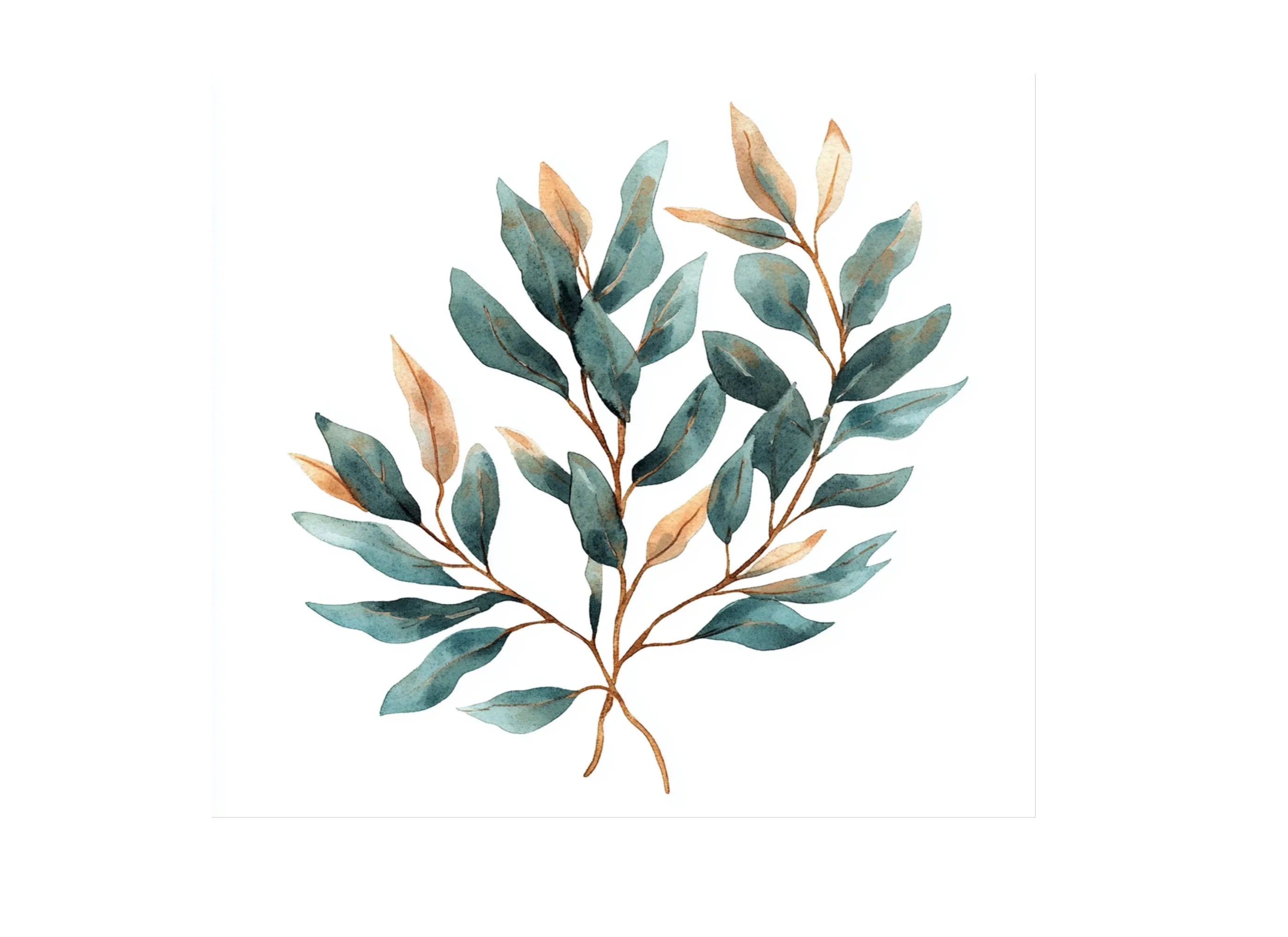 Botanical Leaves Clipart Bundle