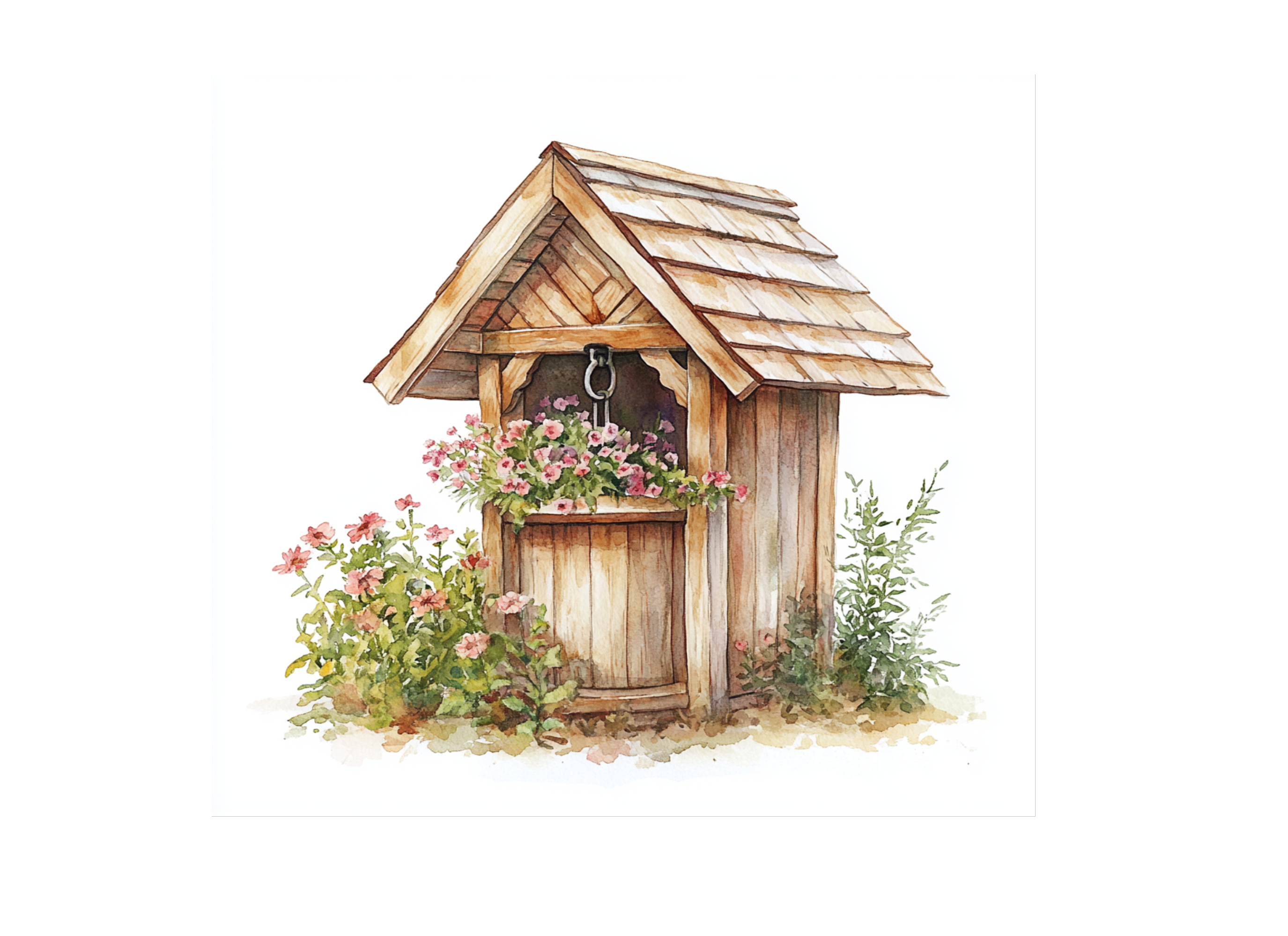 Wishing Well Clipart Bundle