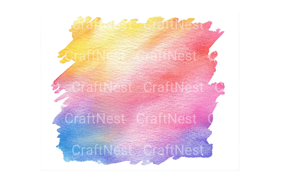 Rainbow Washes Edition Clipart Bundle