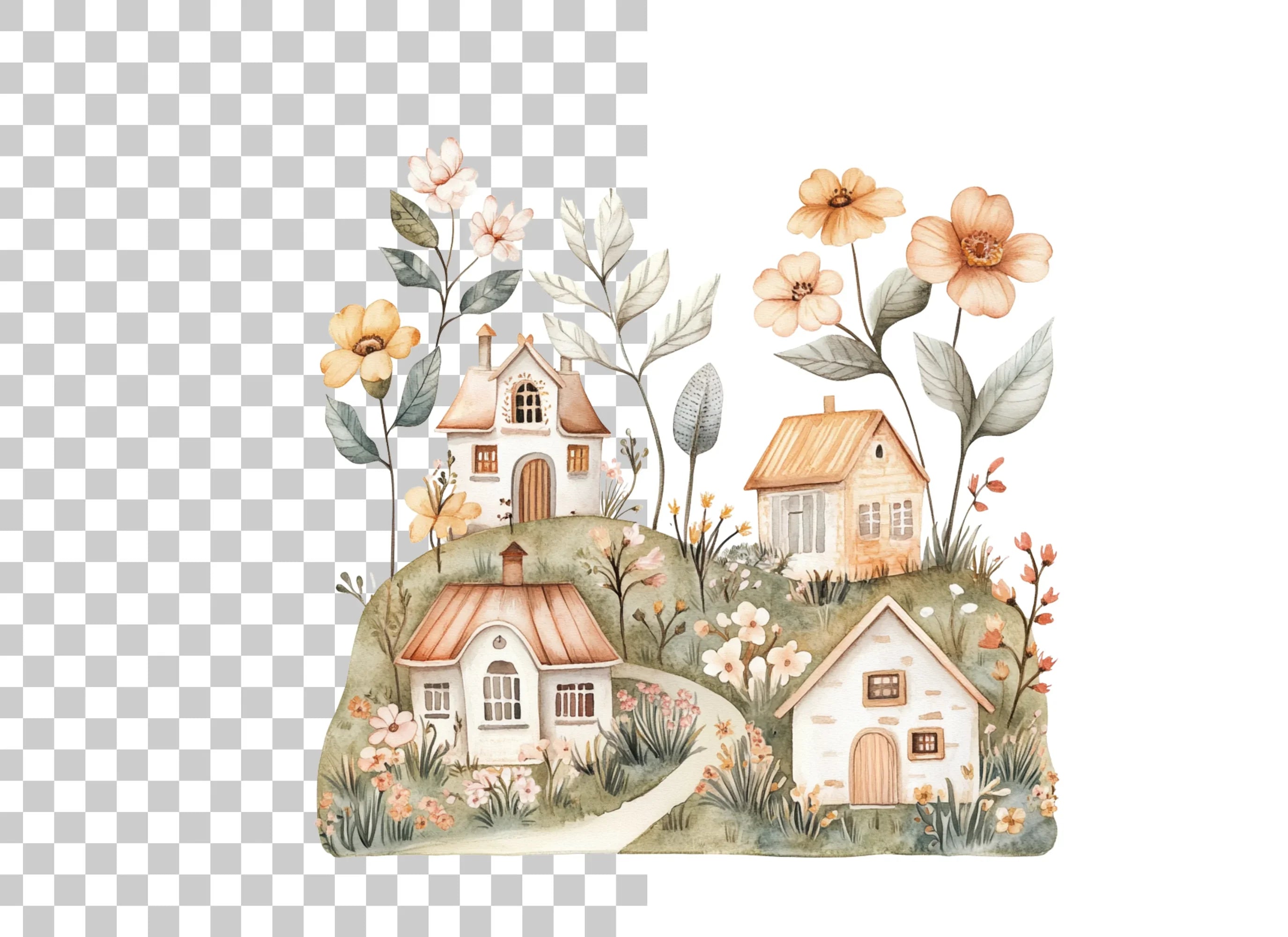 Village Clipart Bundle