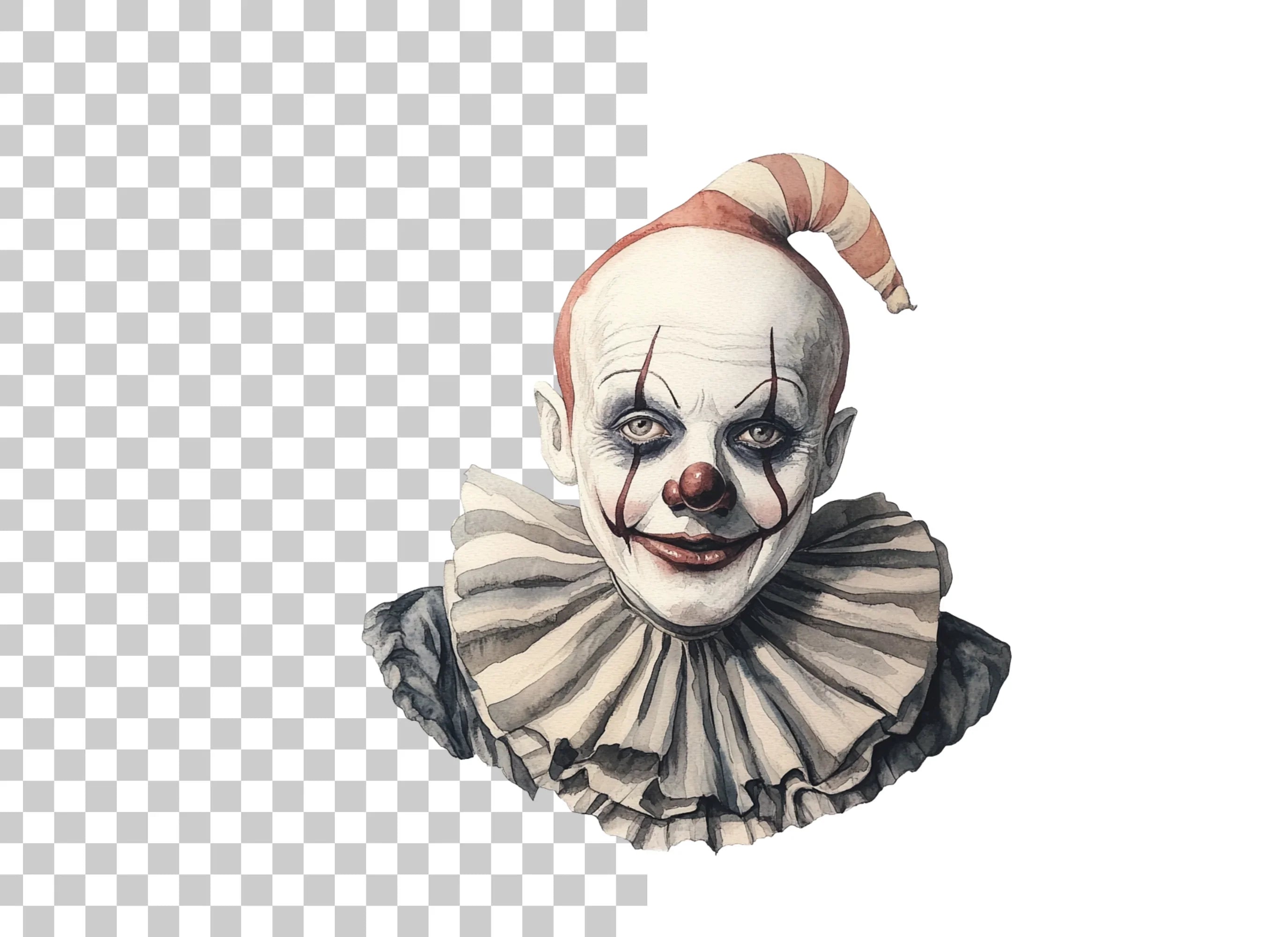 Smiling Clown Clipart Bundle