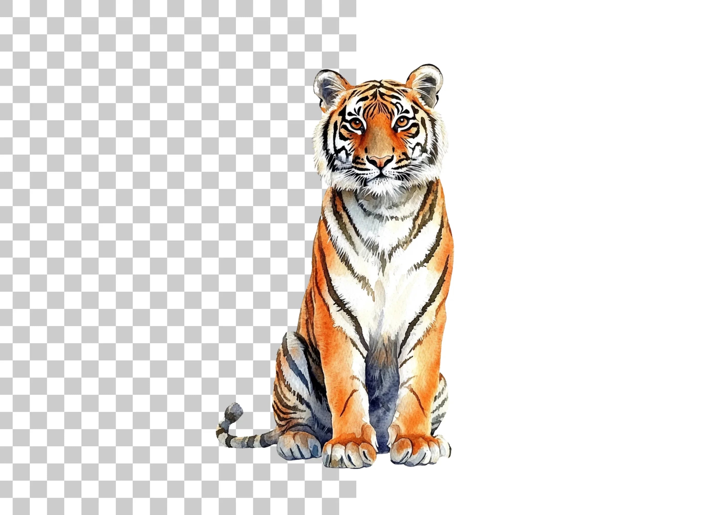 Tiger Clipart Bundle