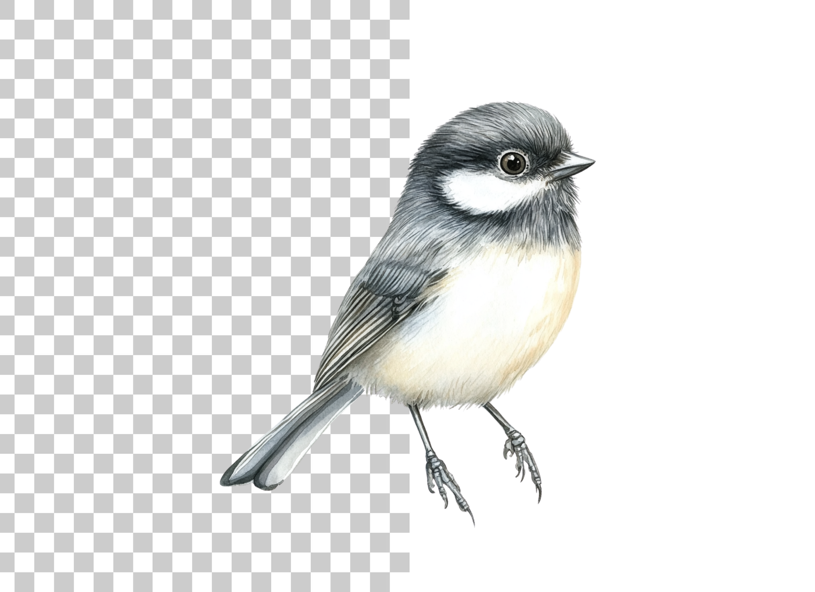 Charming Chickadee Bird Clipart Bundle
