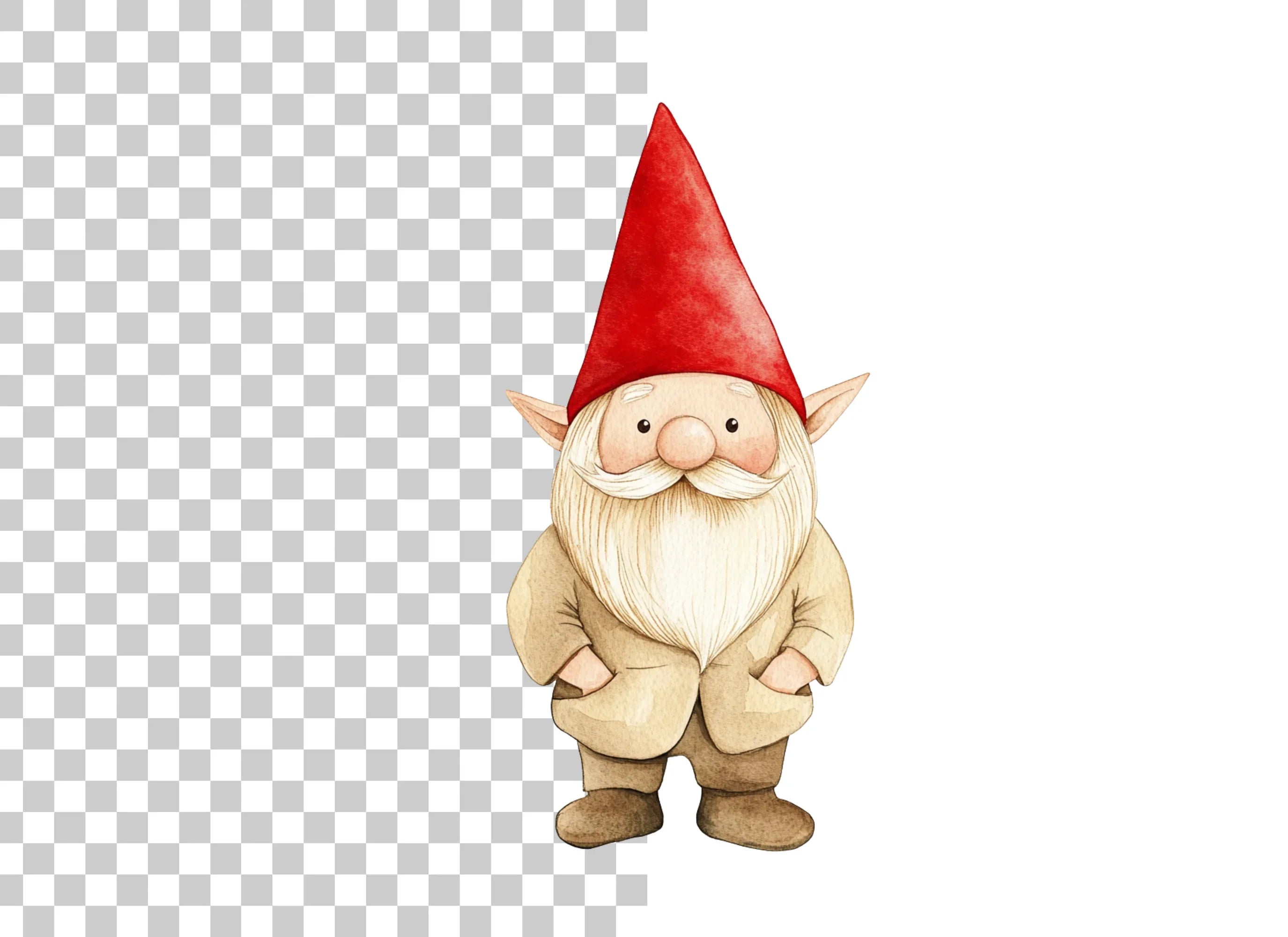 Cute Gnomes Clipart Bundle