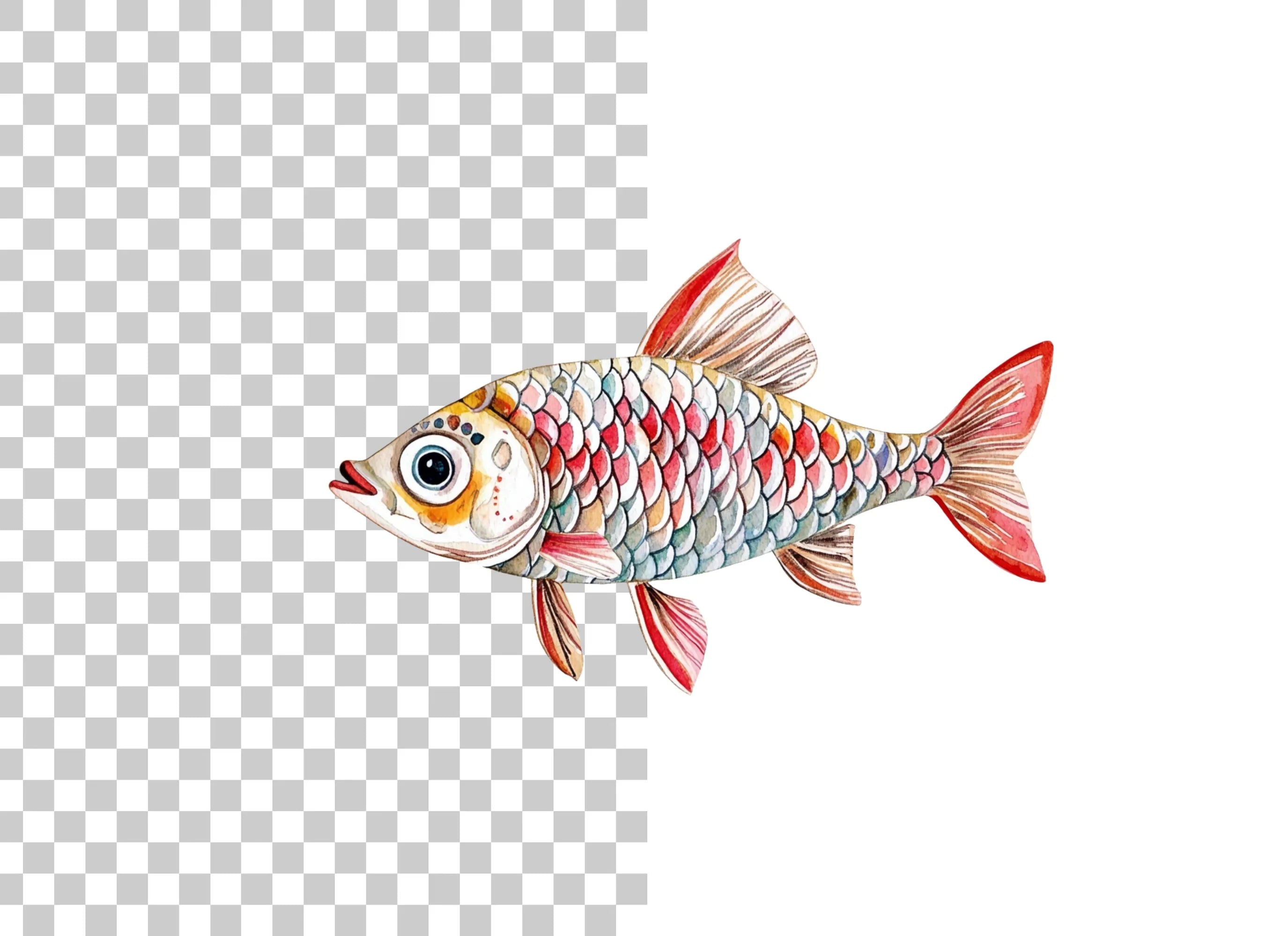 Colorful Fish Clipart Bundle