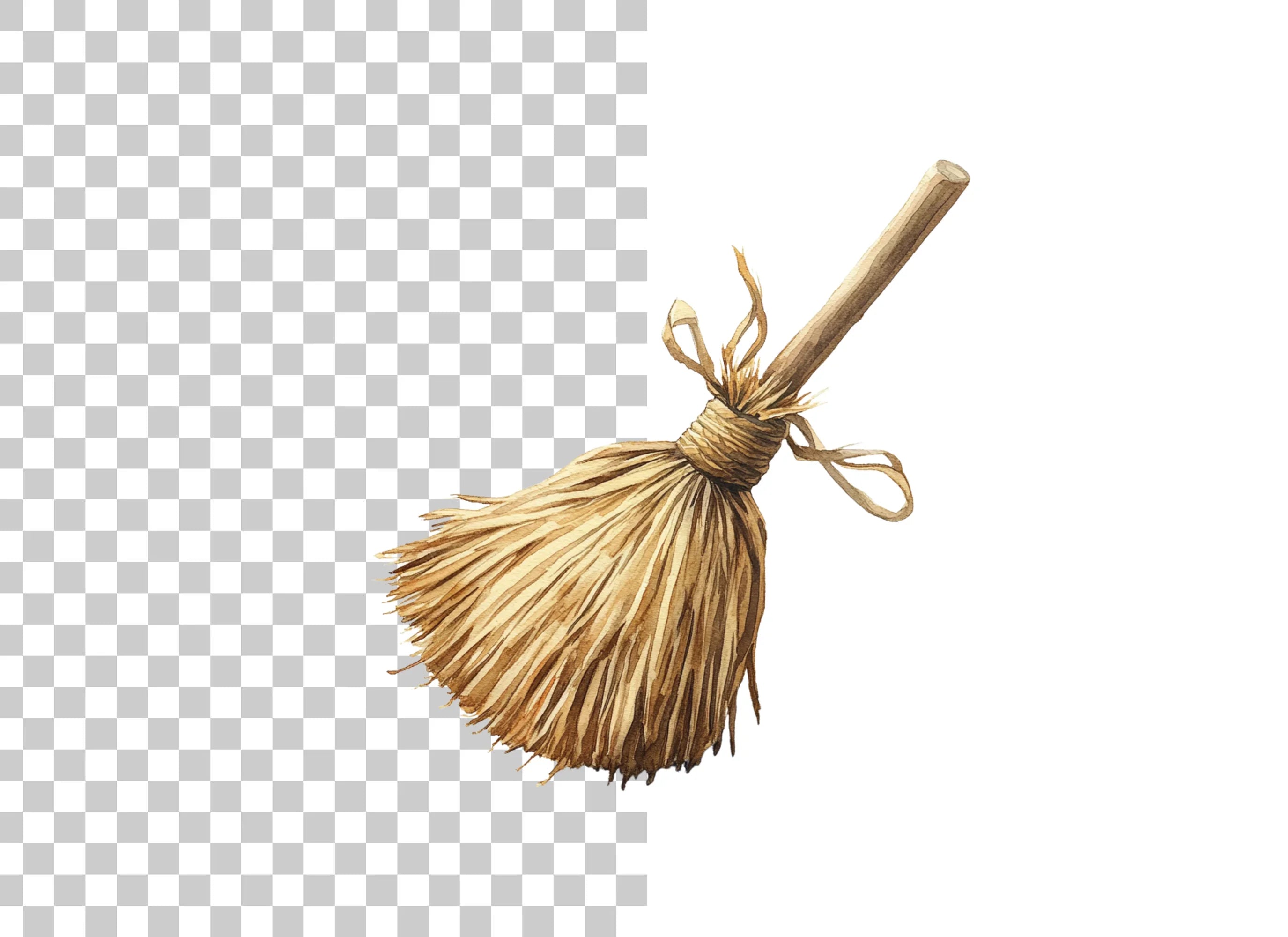 Witch Broom Clipart Bundle