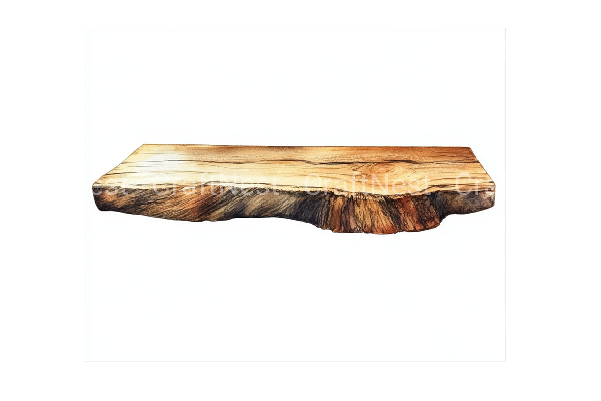 Wooden Planks And Boards Clipart Bundle