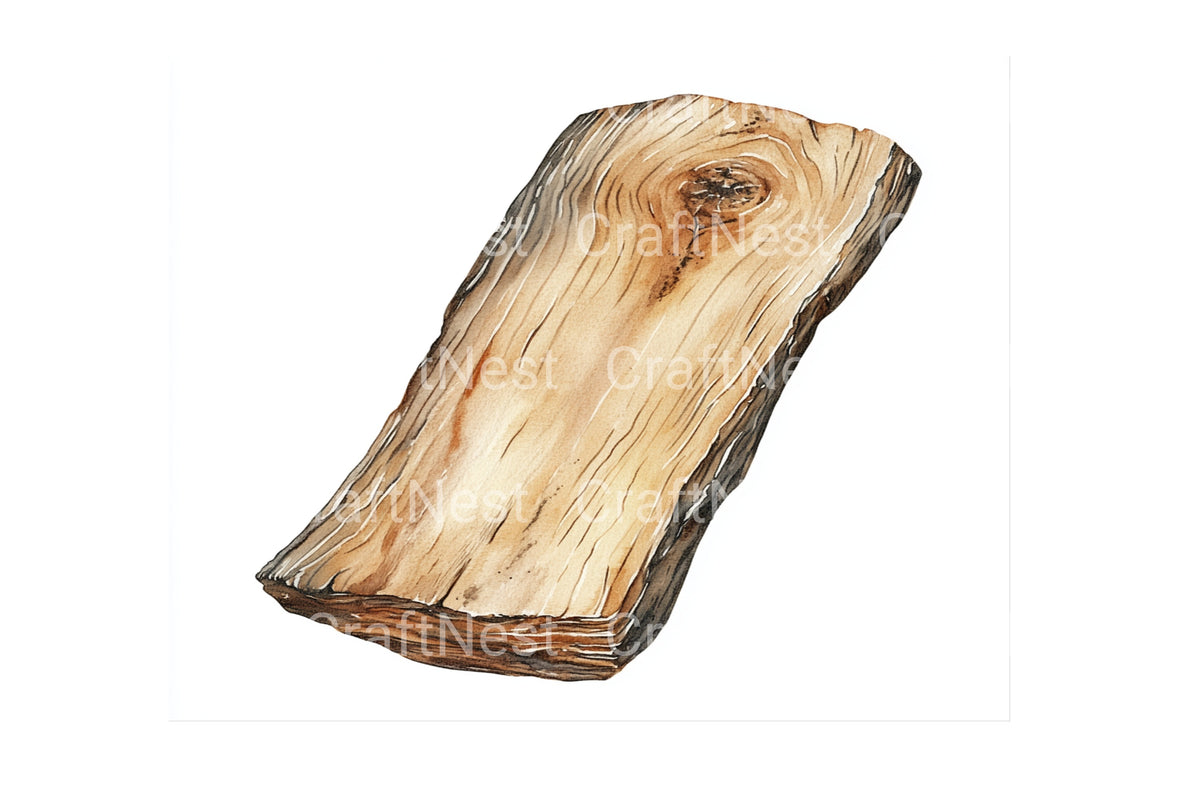 Natural Wood Grain Graphics Clipart Bundle