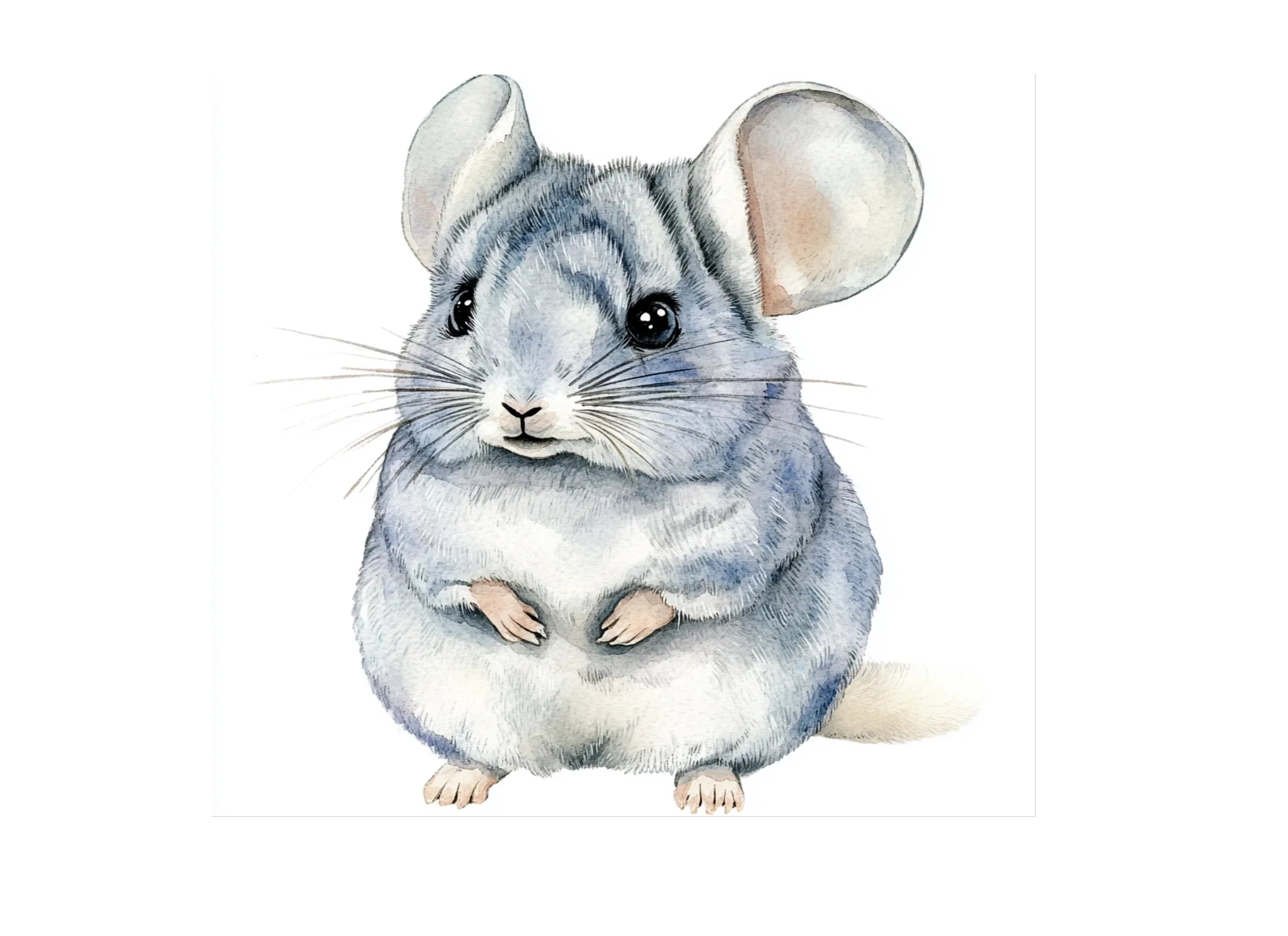 Cute Chinchilla Clipart Bundle