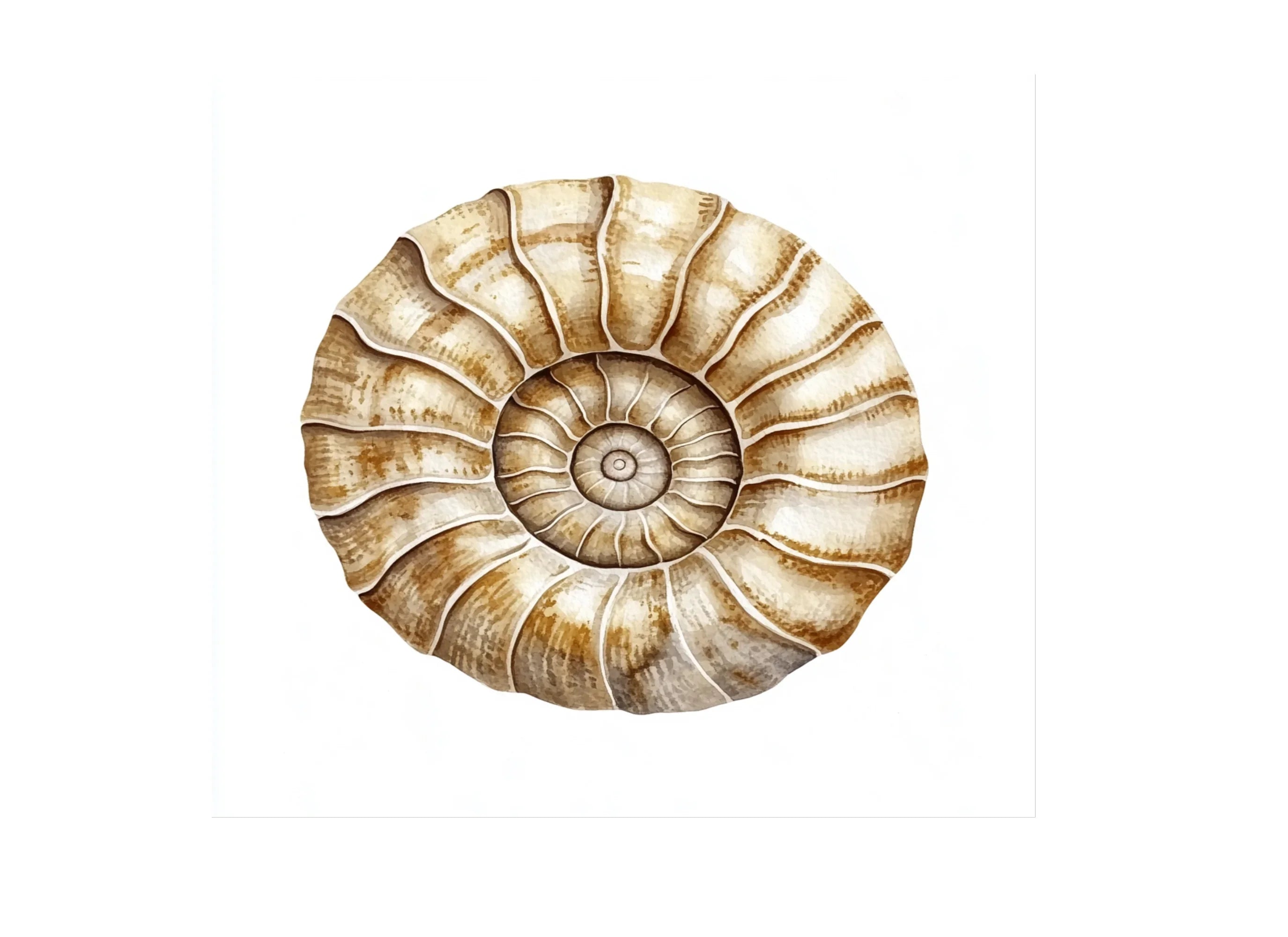 Ammonite Fossil Clipart Bundle