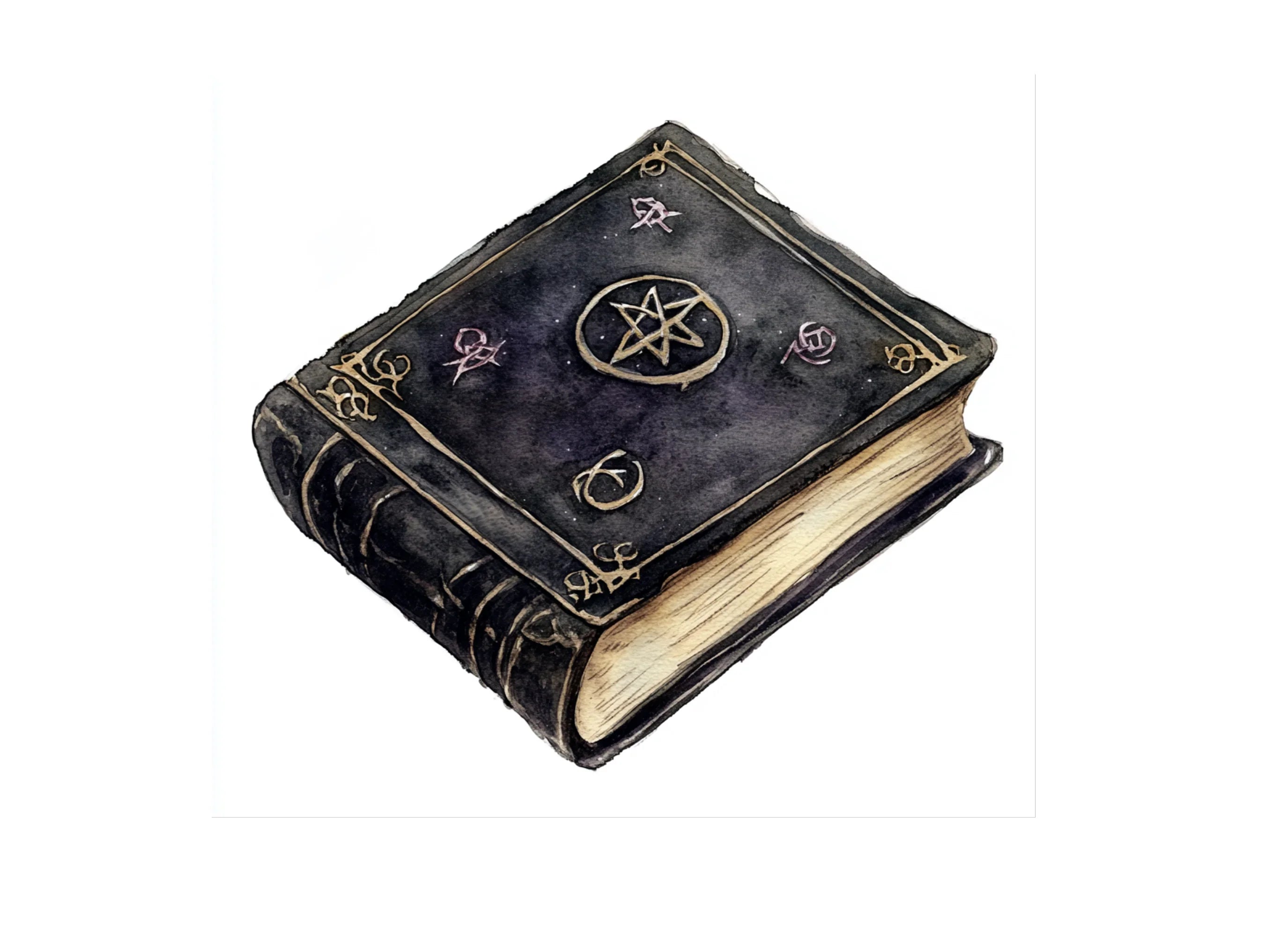 Mystical Grimoire Clipart Bundle
