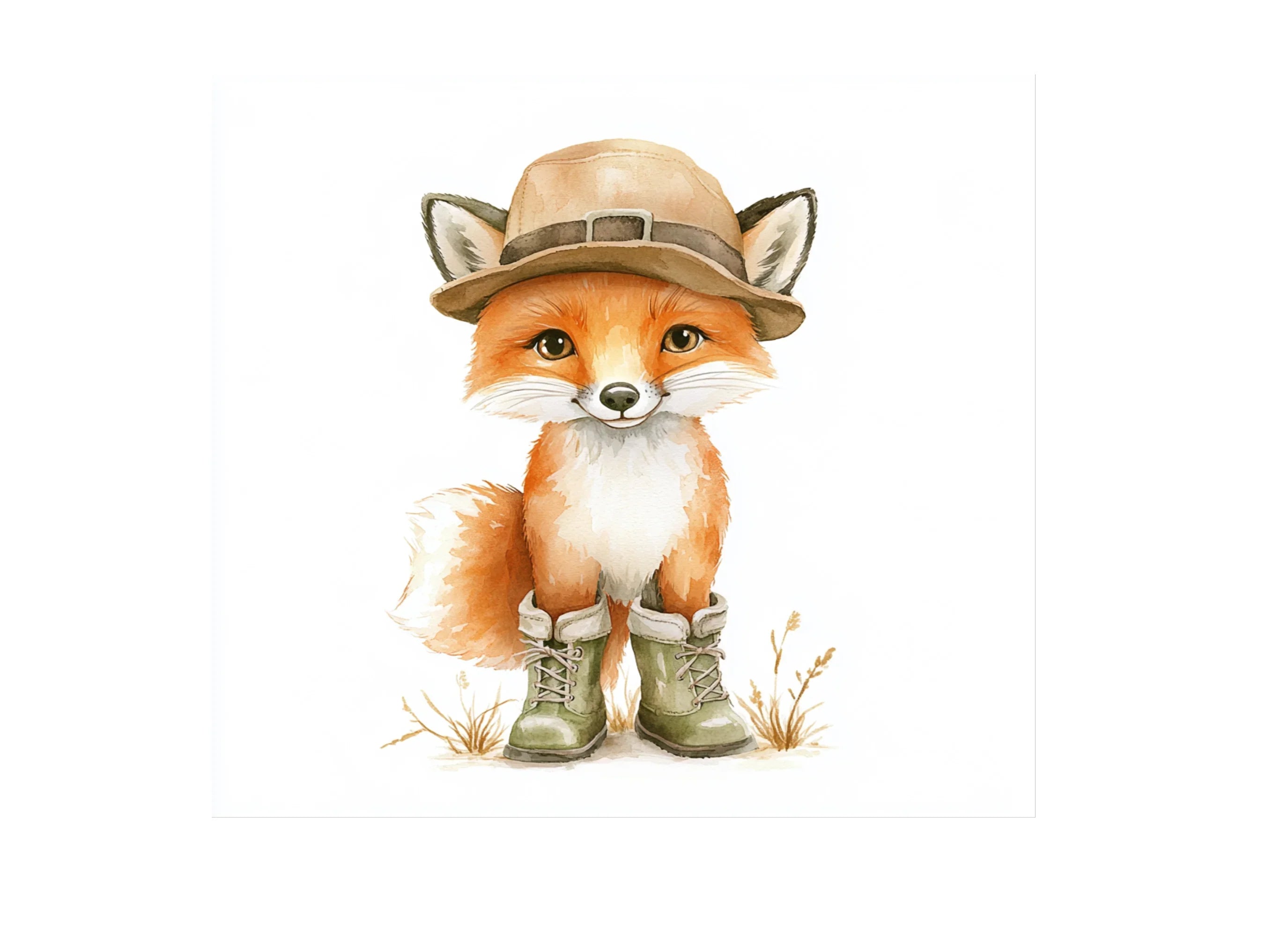 Cute Fox Explorer Clipart Bundle