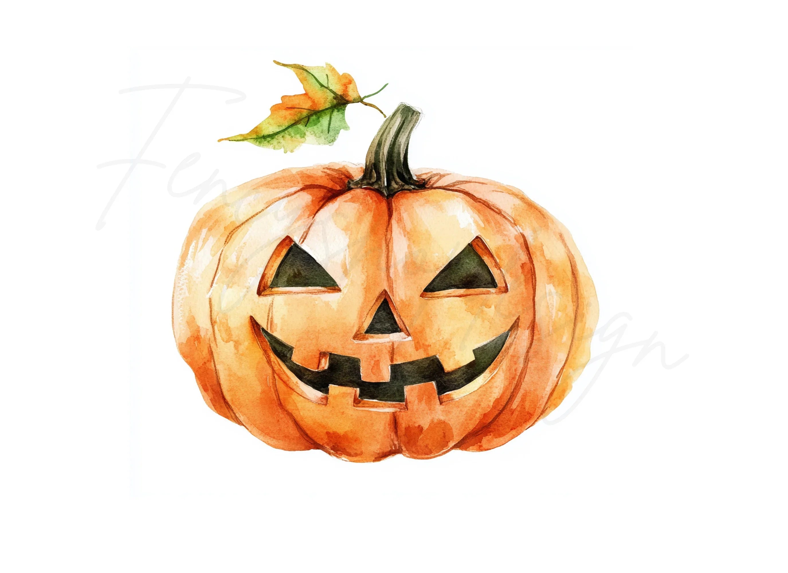 Spooky Jack Lantern Clipart Bundle