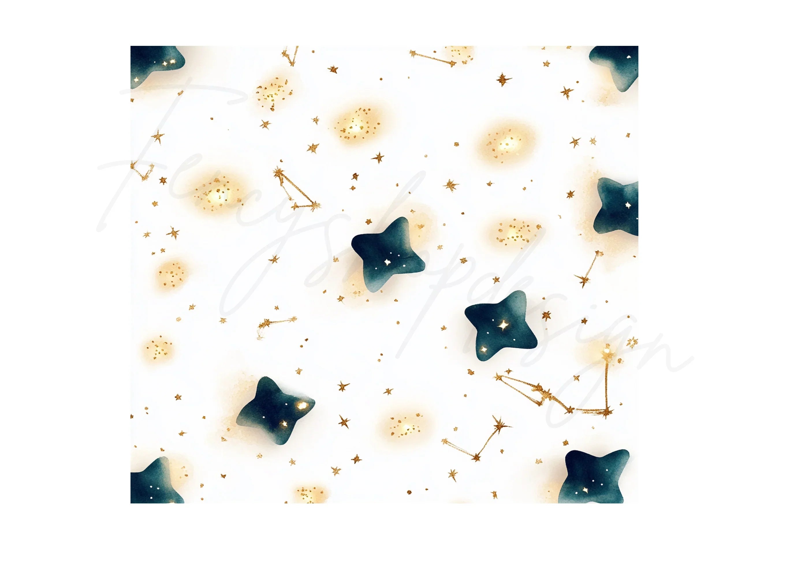 Starry Night Sky Clipart Bundle