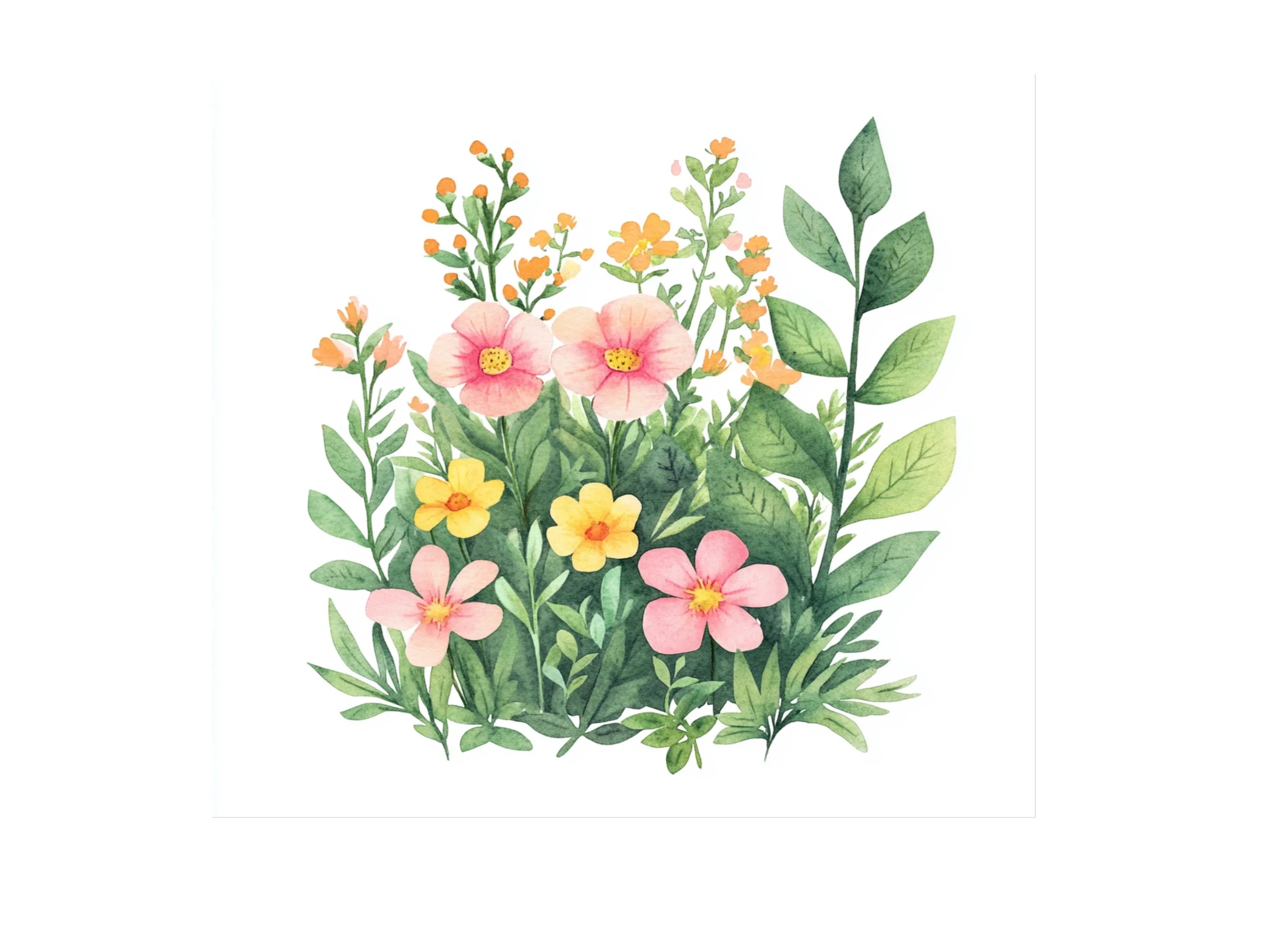 Spring Flower Clipart Bundle