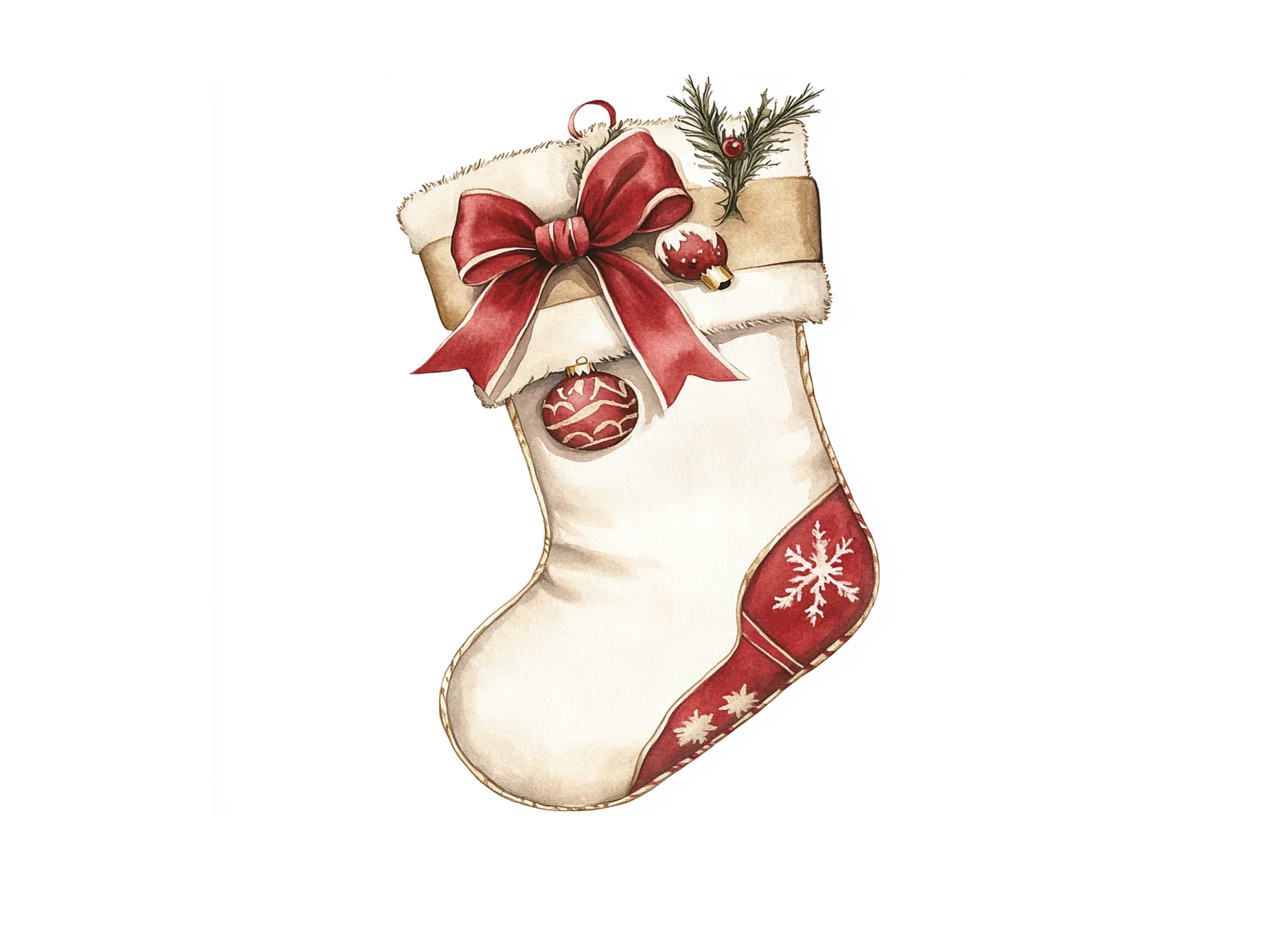 Christmas Stockings Clipart Bundle