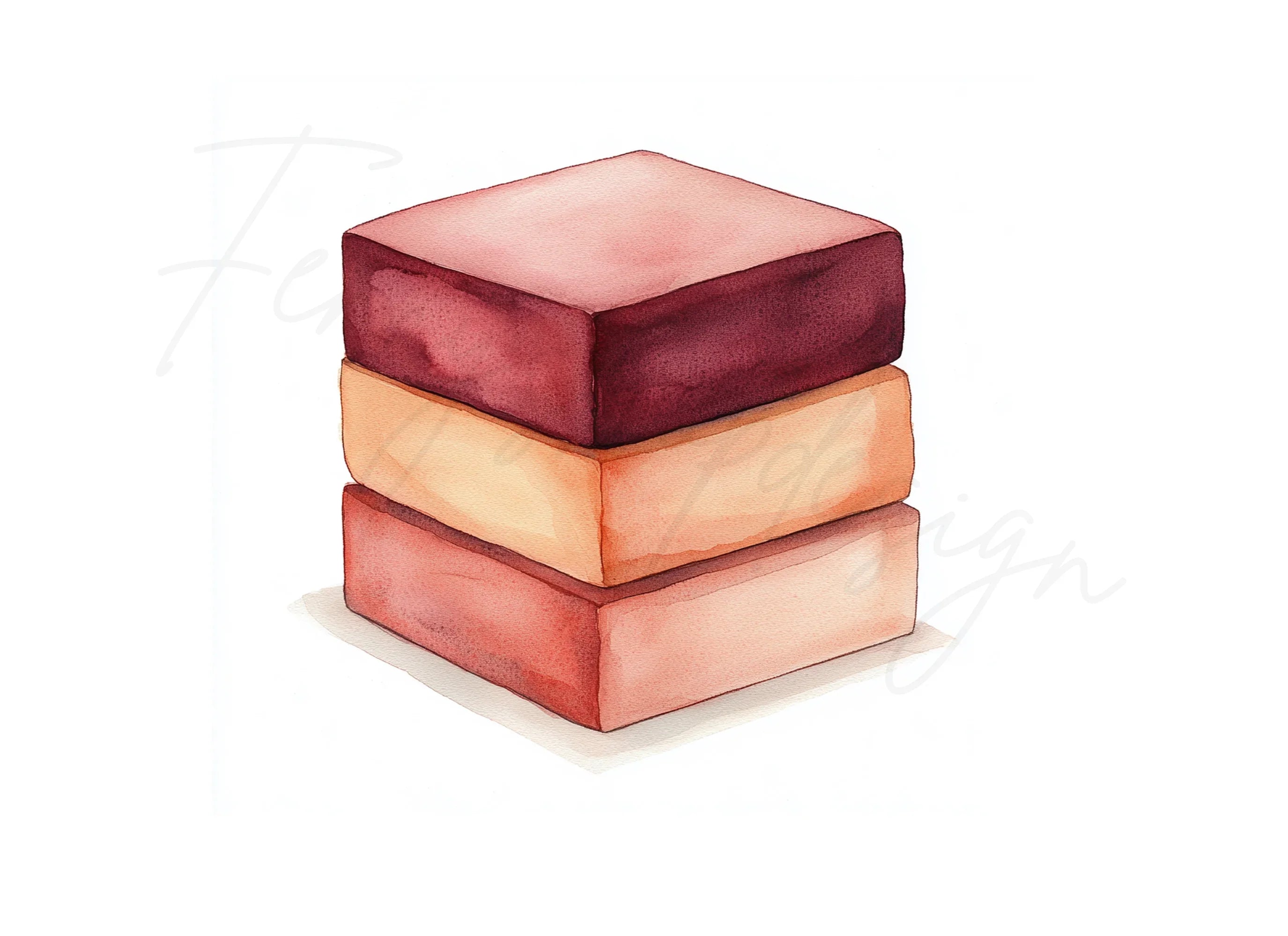 Stacked Cubes Clipart Bundle