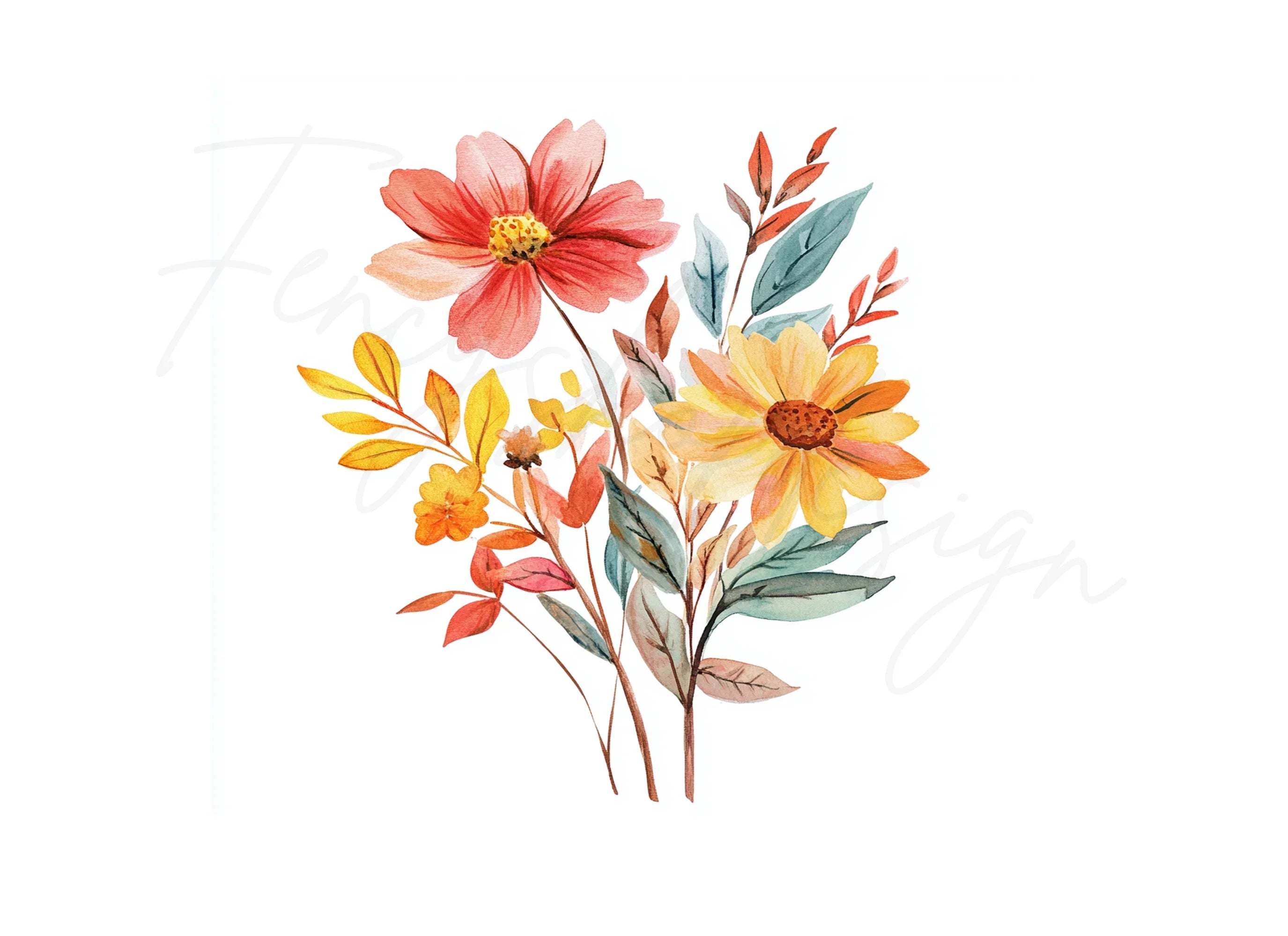 Floral Clipart Bundle