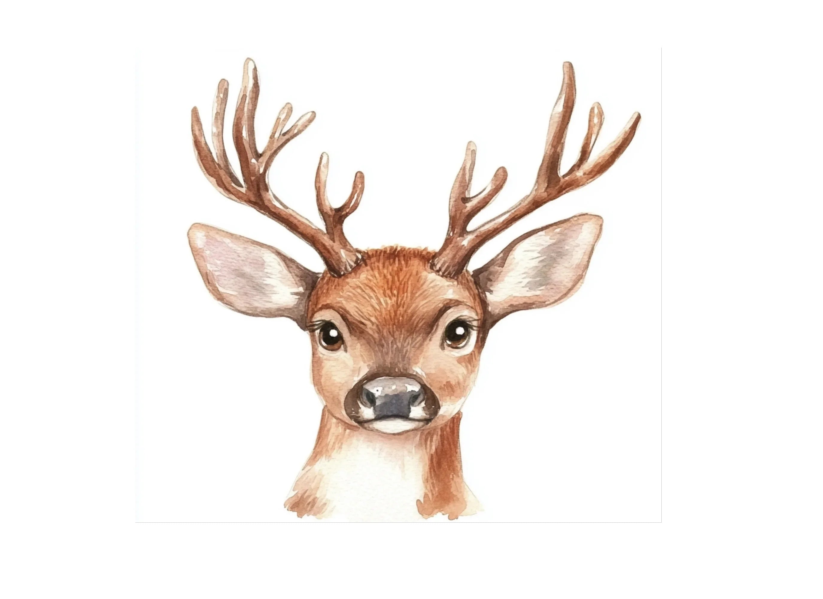 Sweet Fawn Duo Clipart Bundle
