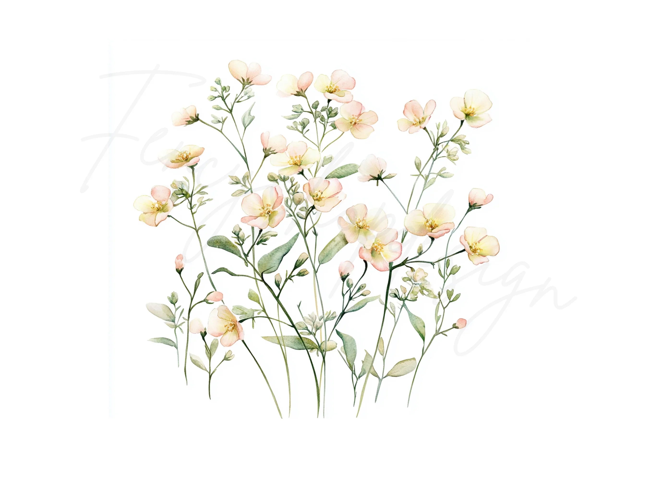 Wildflower Clipart Bundle