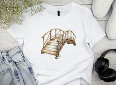 Forest Wooden Bridge Clipart Bundle - CraftNest - Digital Crafting and Art