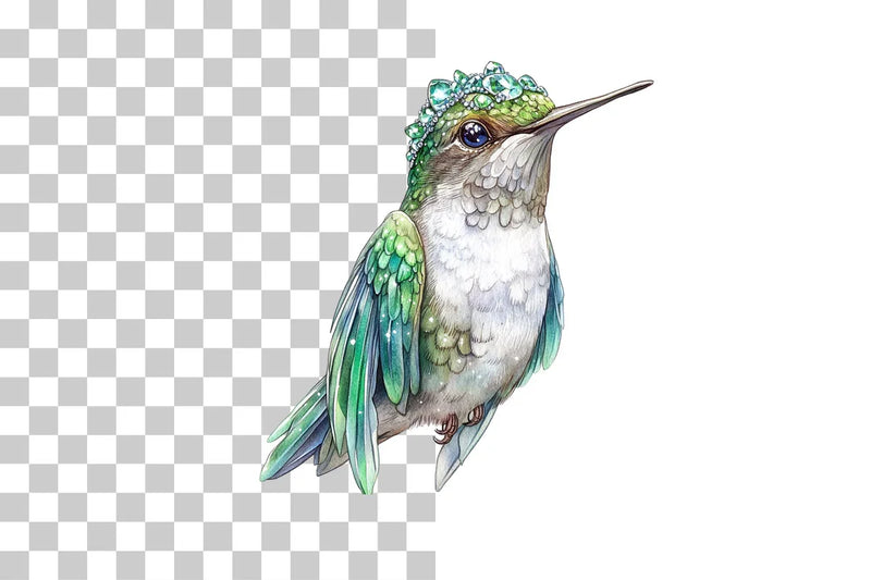 Jeweled Hummingbird Clipart Bundle - CraftNest - Digital Crafting and Art