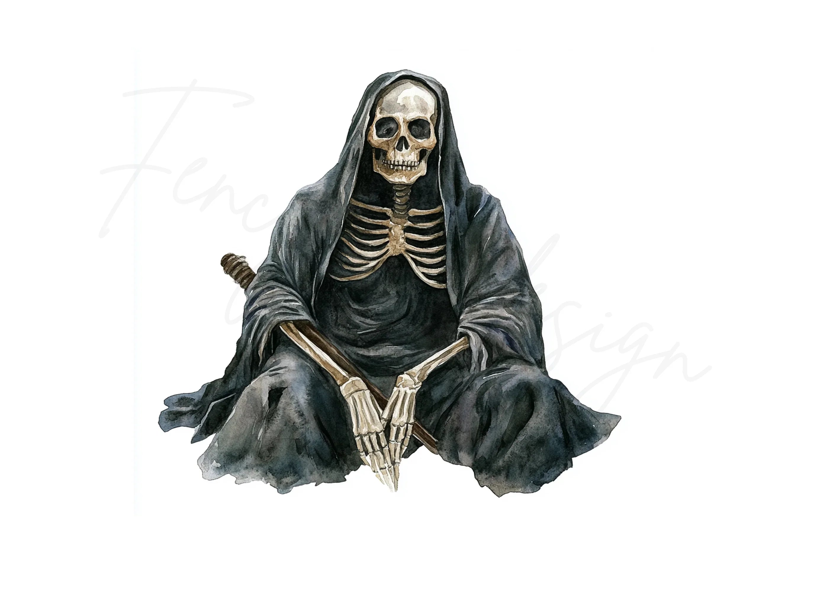 Grim Reaper Clipart Bundle