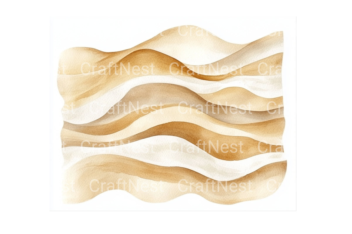 Abstract Waves Designs Clipart Bundle
