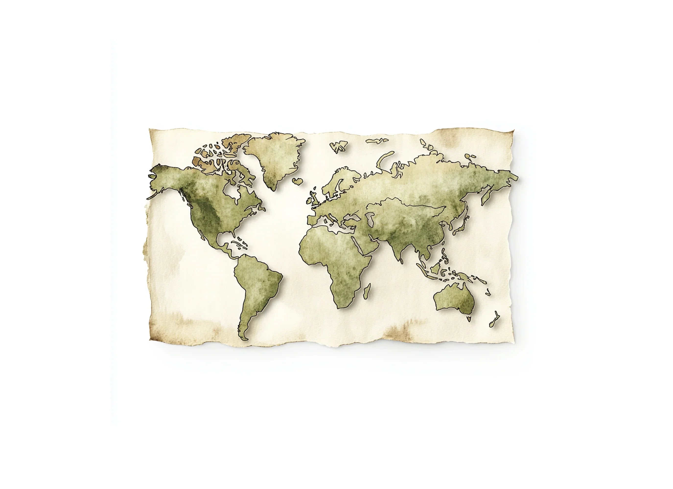 World Map Clipart Bundle