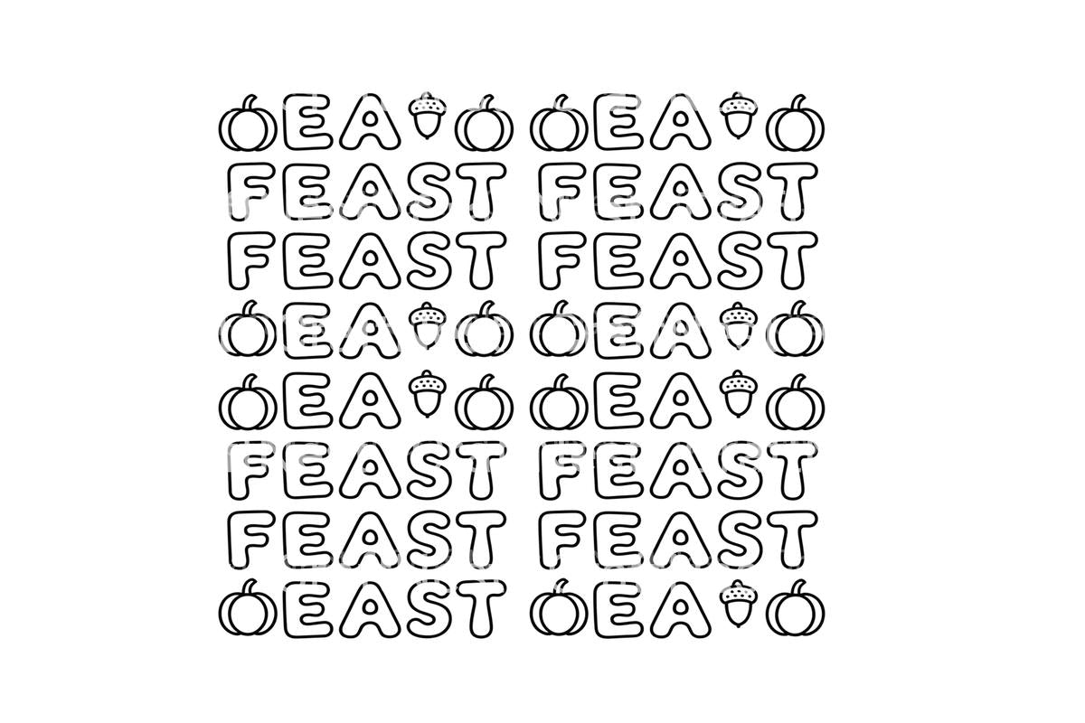 Thanksgiving Feast Fun Coloring Books