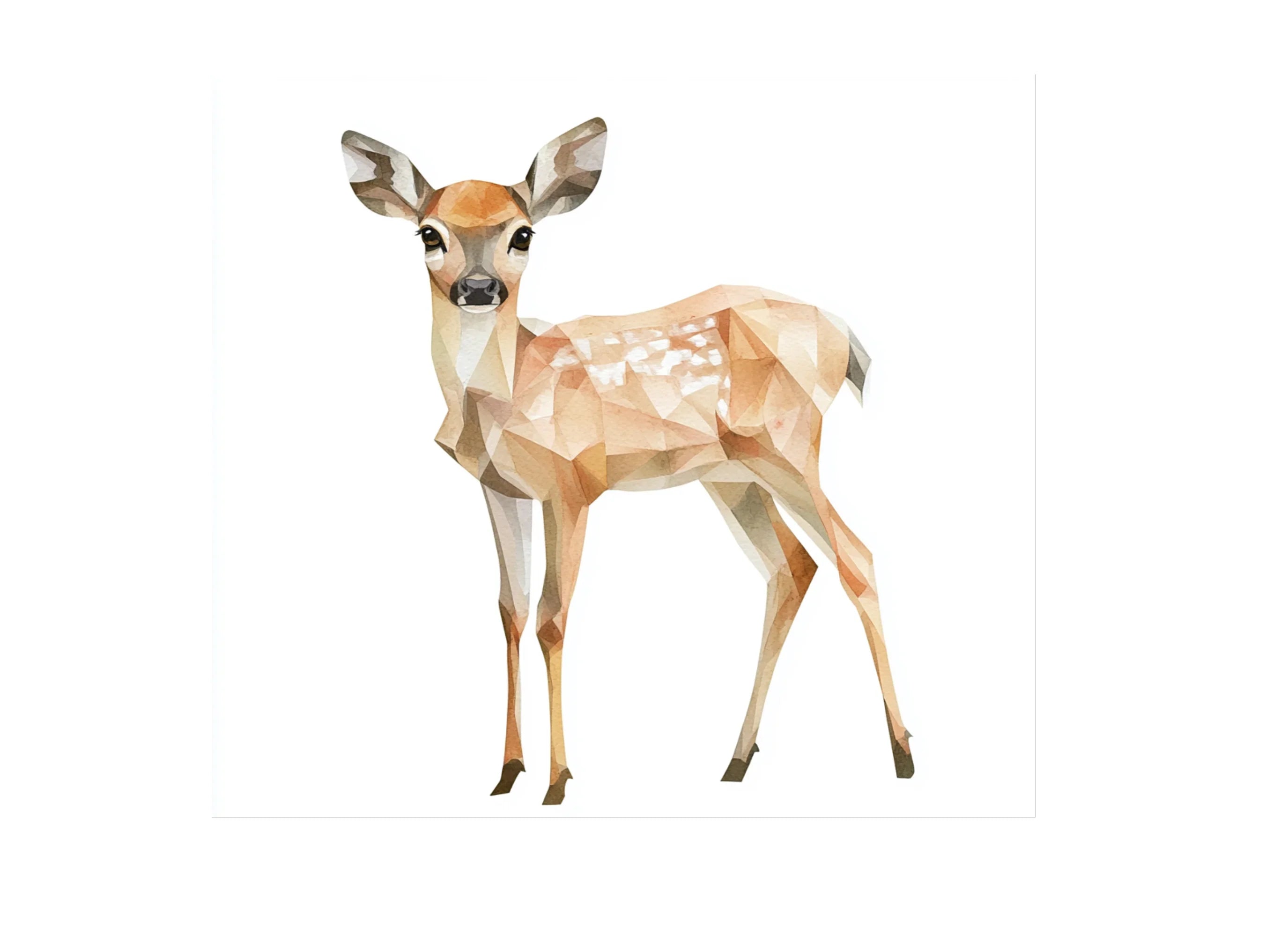 Geometric Deer Clipart Bundle
