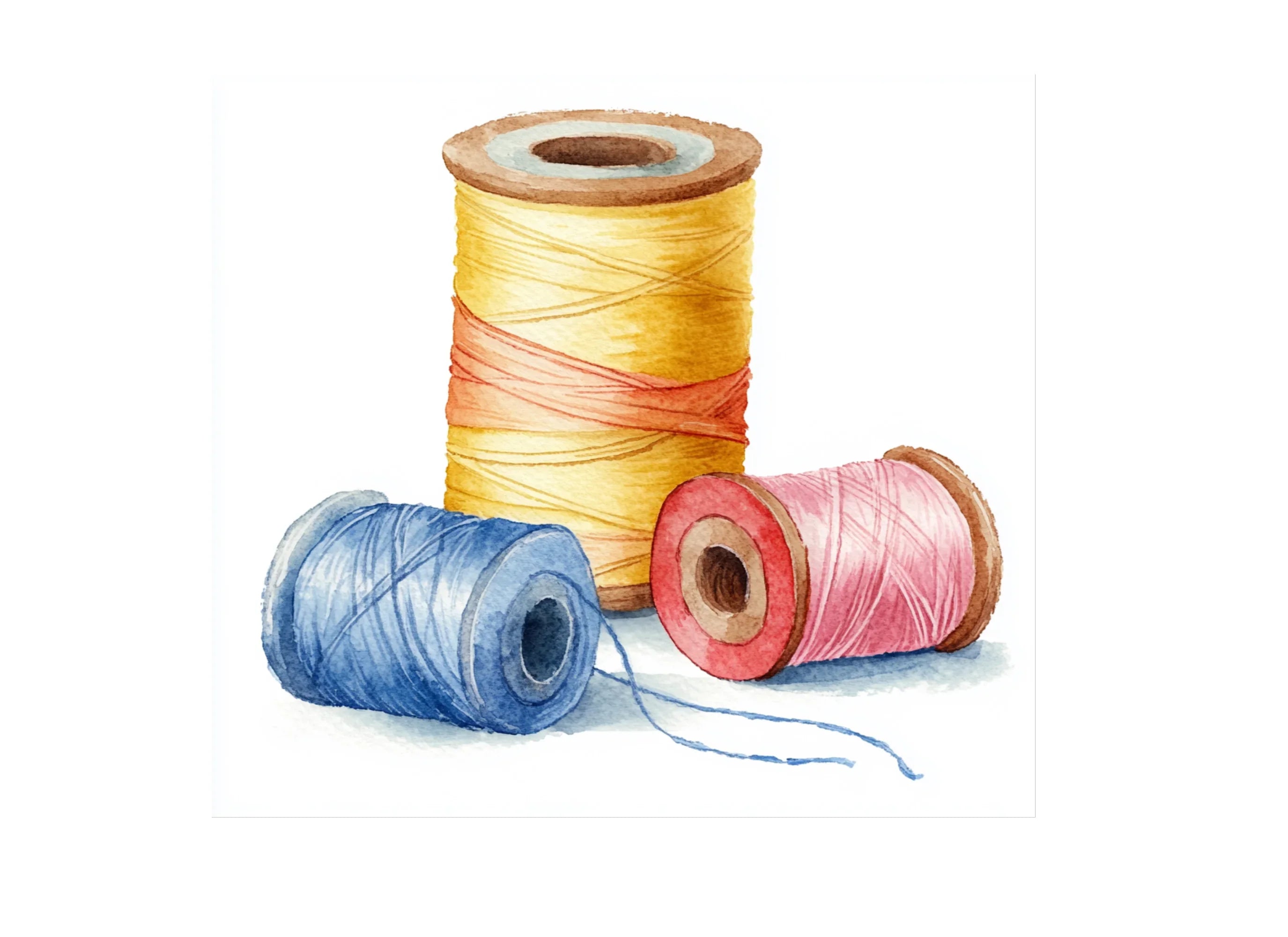 Thread Spools Clipart Bundle