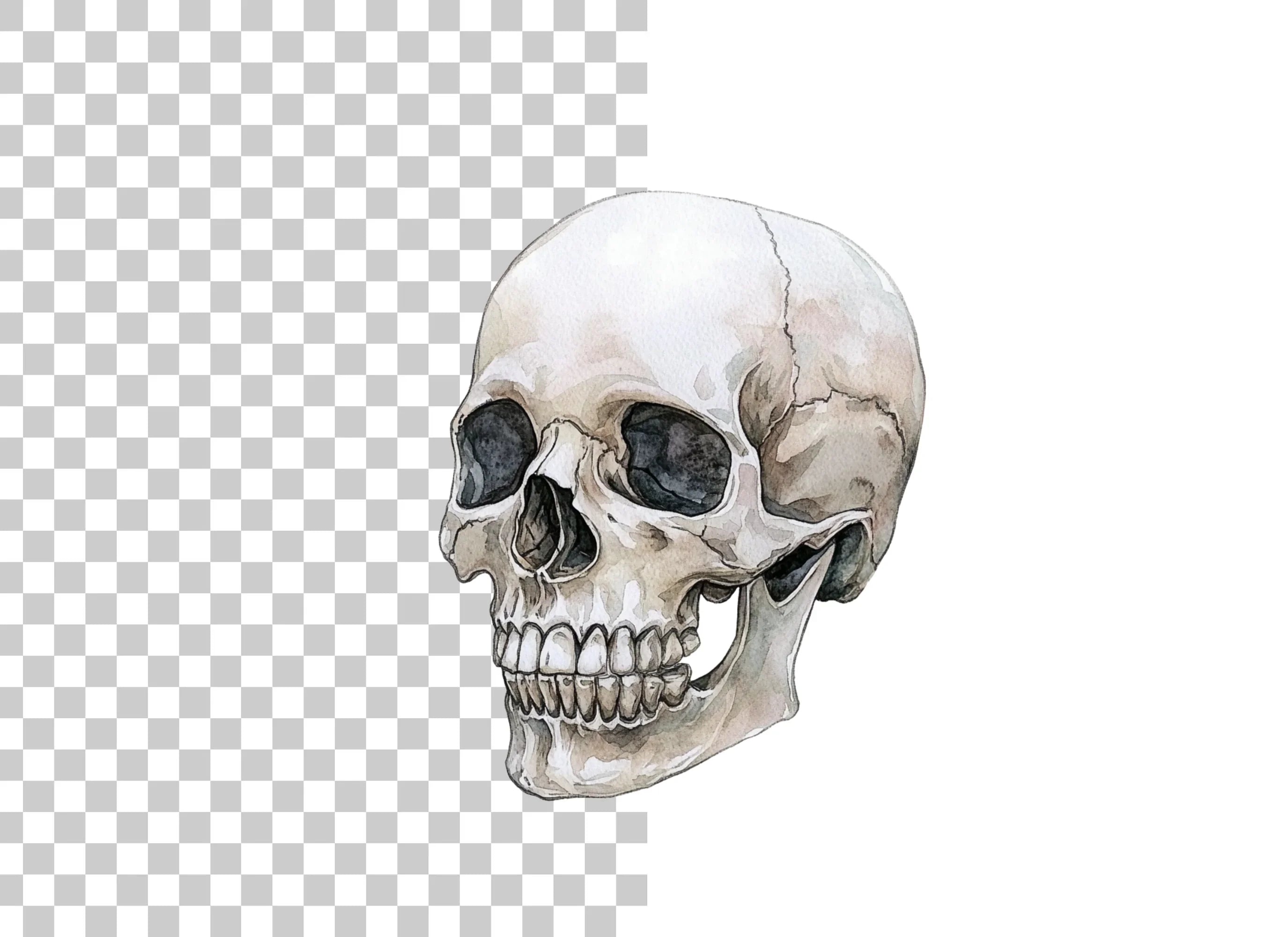 Skull Clipart Bundle