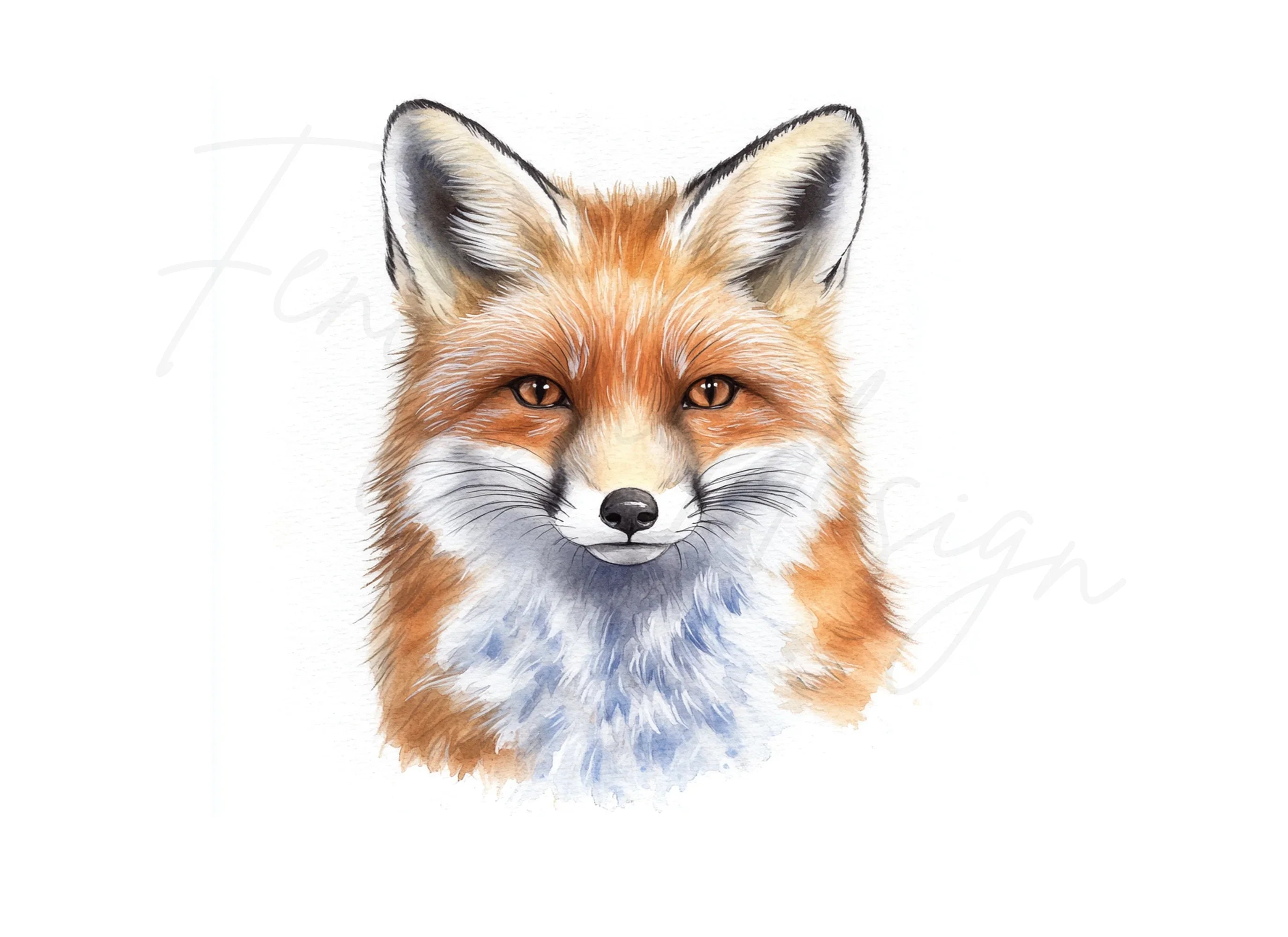 Fox Head Clipart Bundle