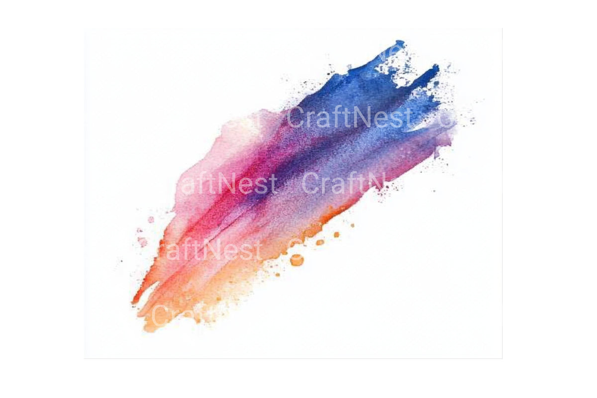 Abstract Splatter Clipart Bundle