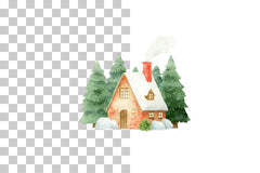 Christmas Countryside Clipart Bundle - CraftNest - Digital Crafting and Art