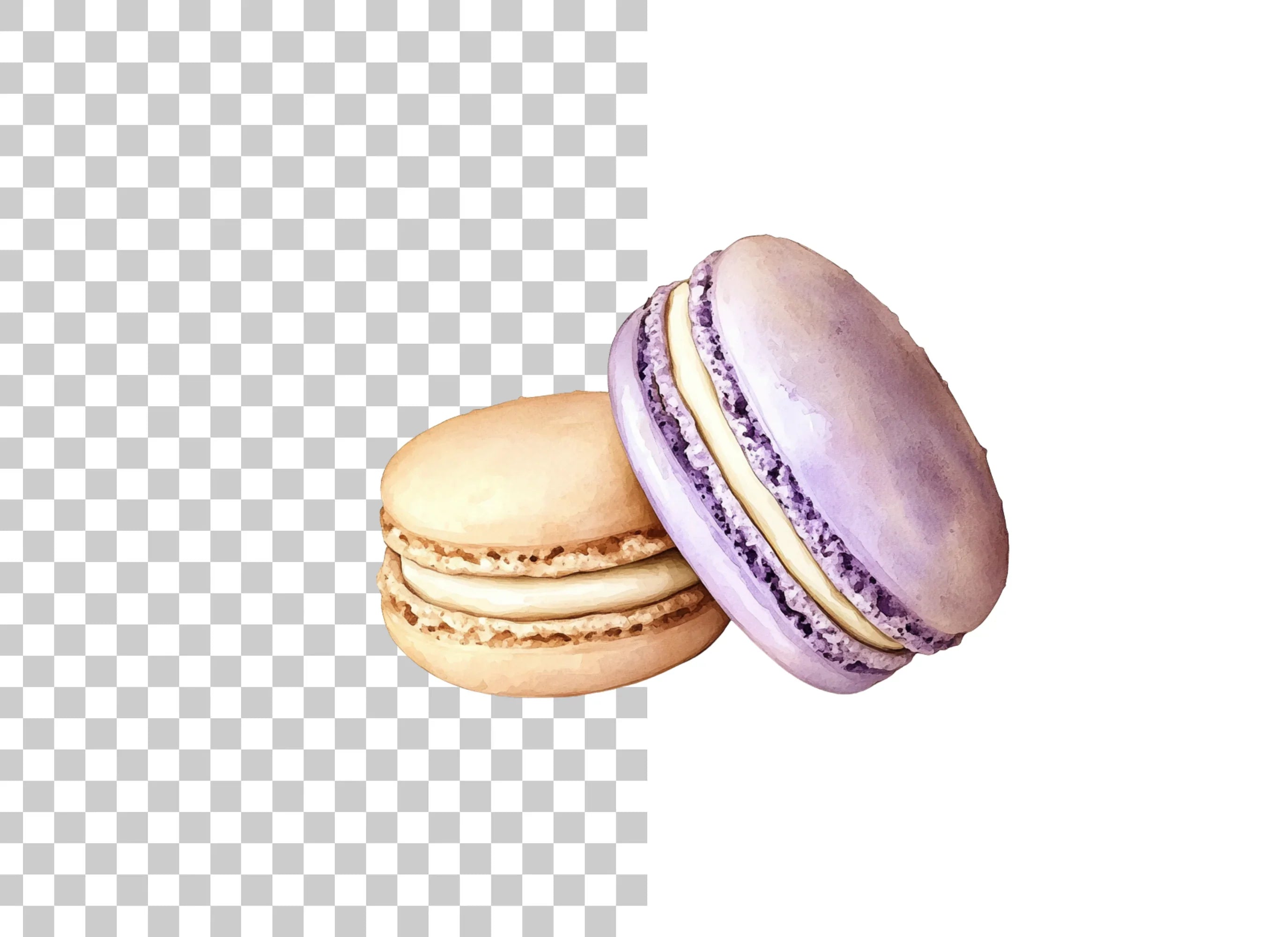 Delicious Macarons Clipart Bundle
