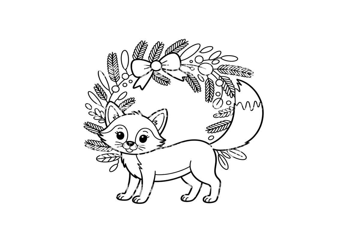 Charming Fox Coloring Books