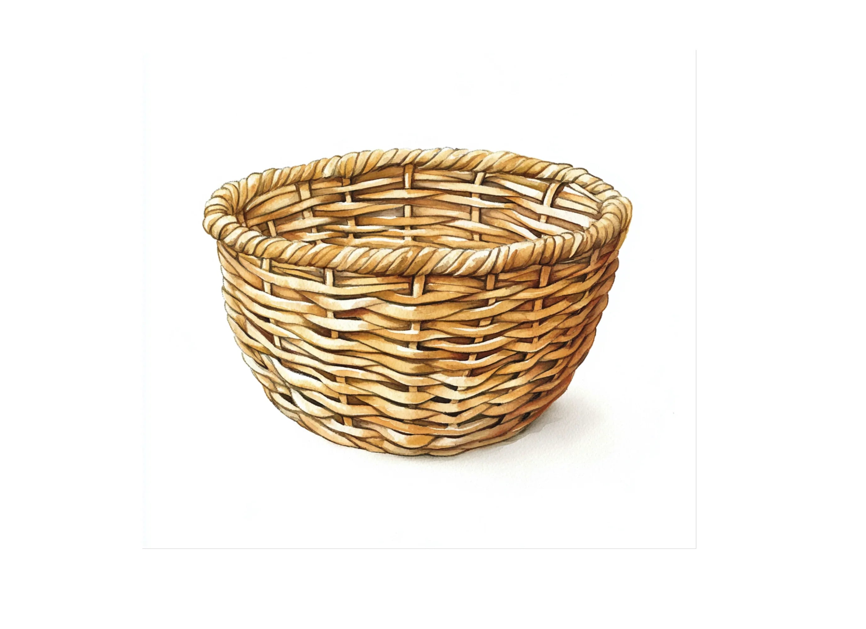 Woven Baskets Clipart Bundle