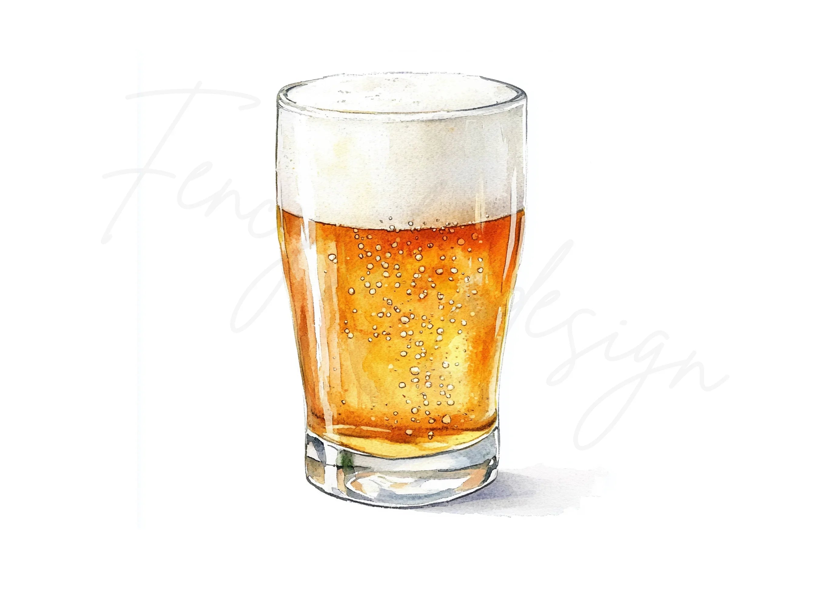 Refreshing Beer Pint Clipart Bundle