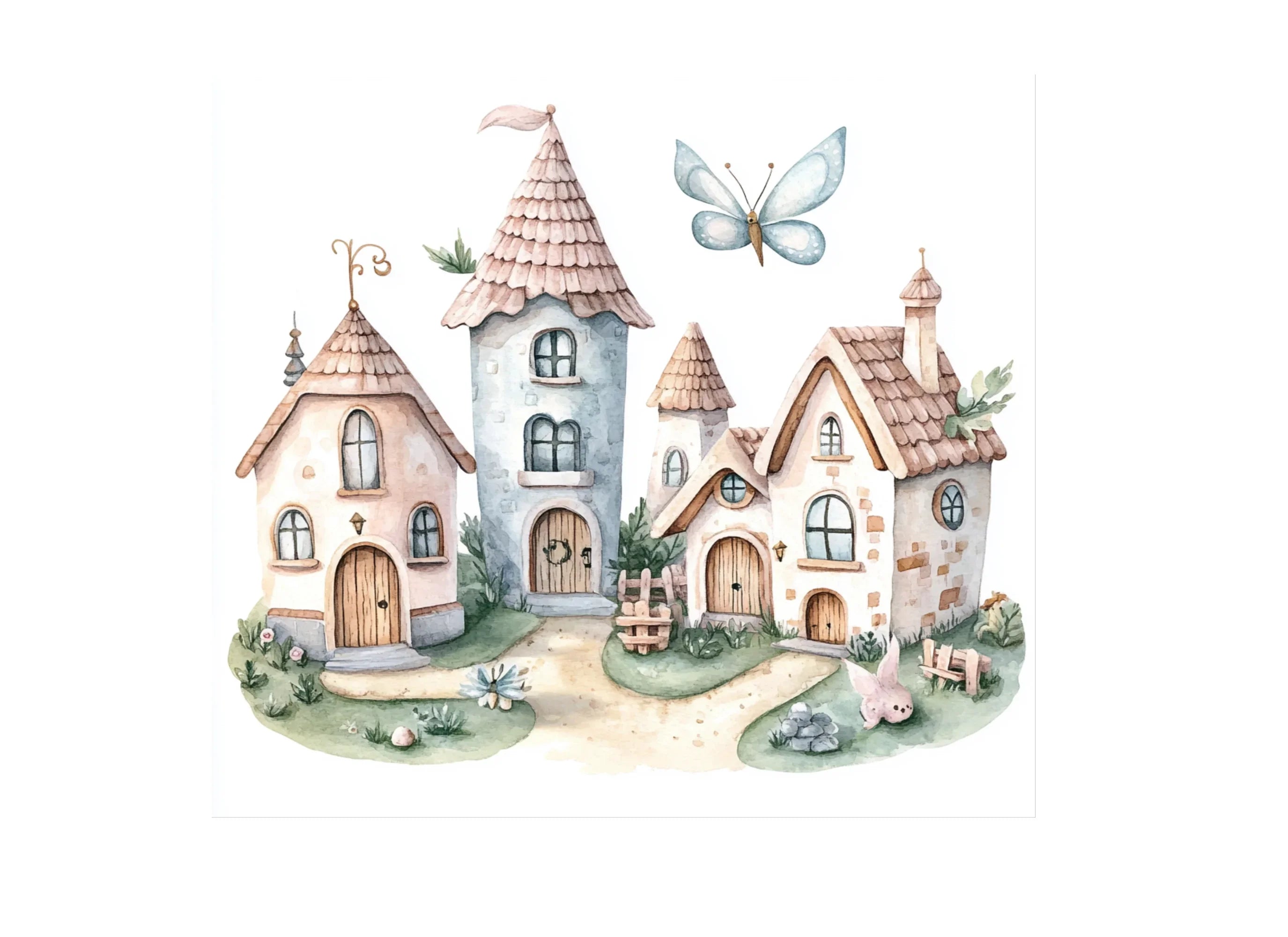 Whimsical Cottage Core Clipart Bundle