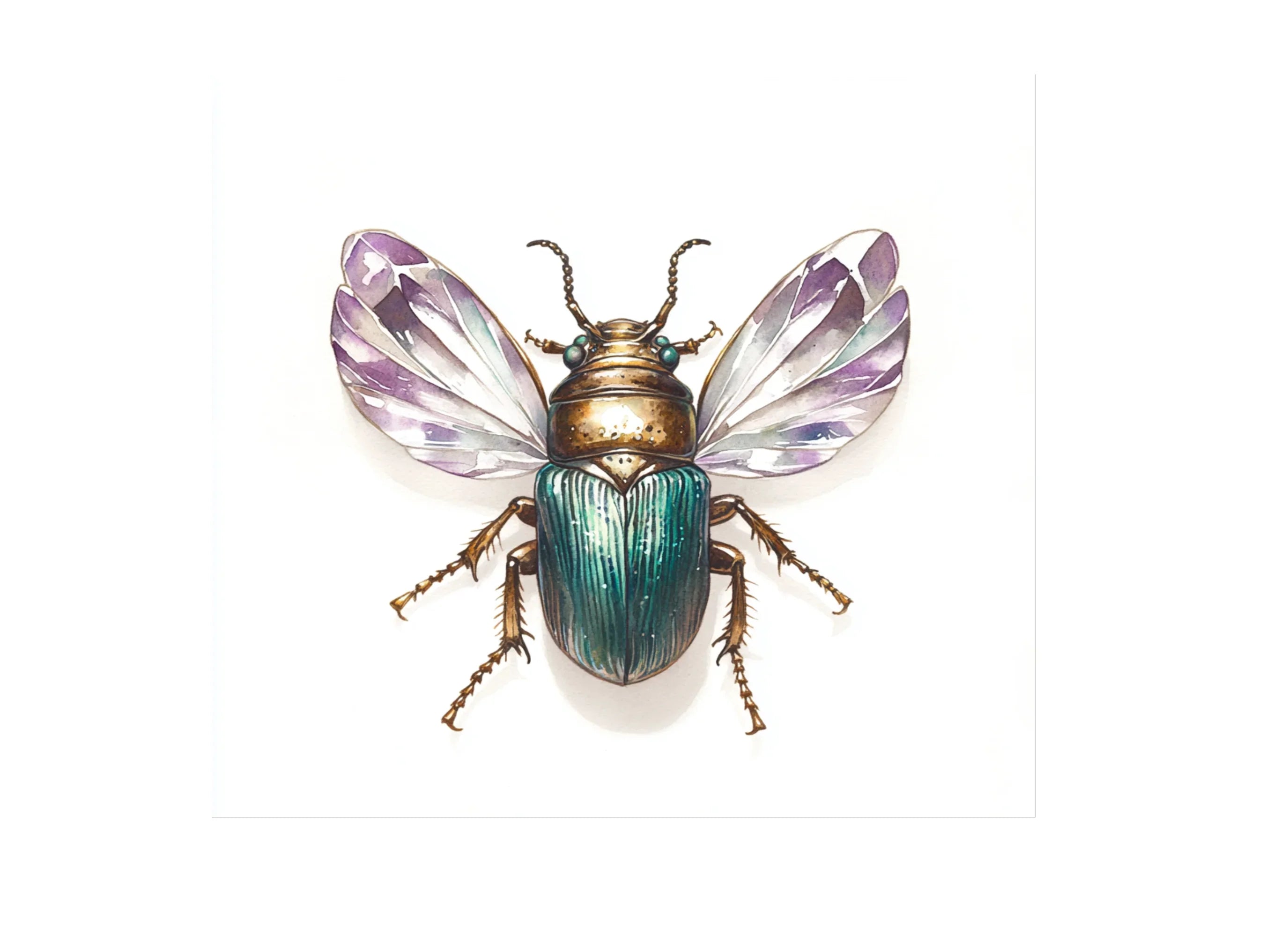 Jeweled Beetles Clipart Bundle