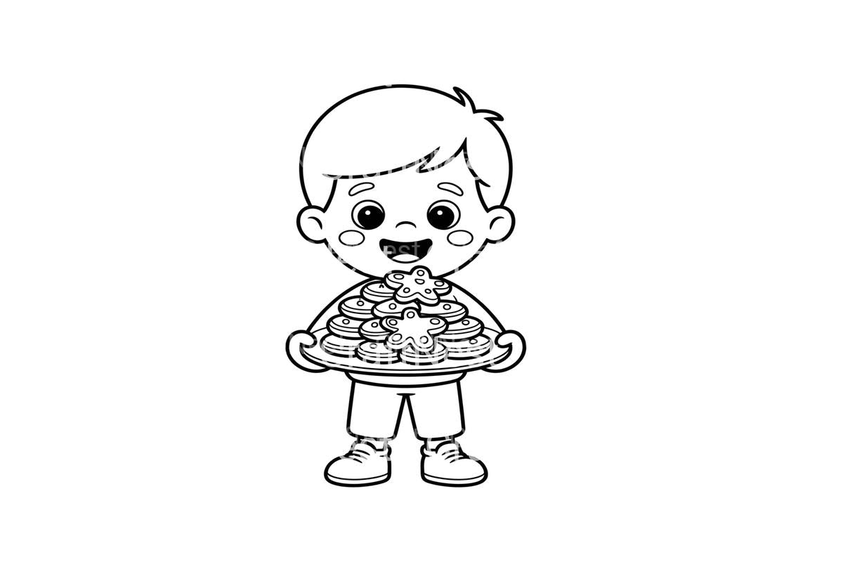 Gingerbread Cookies Coloring Books