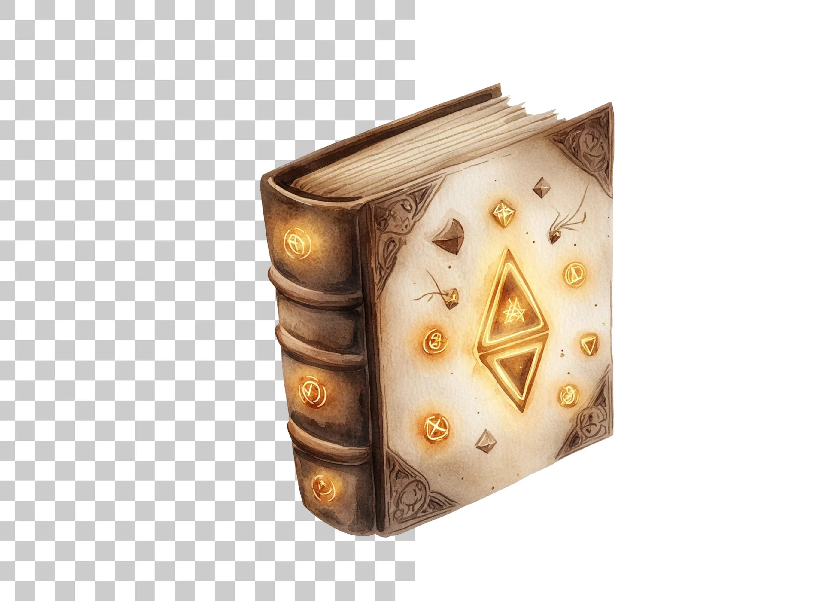 Mystical Grimoire Clipart Bundle