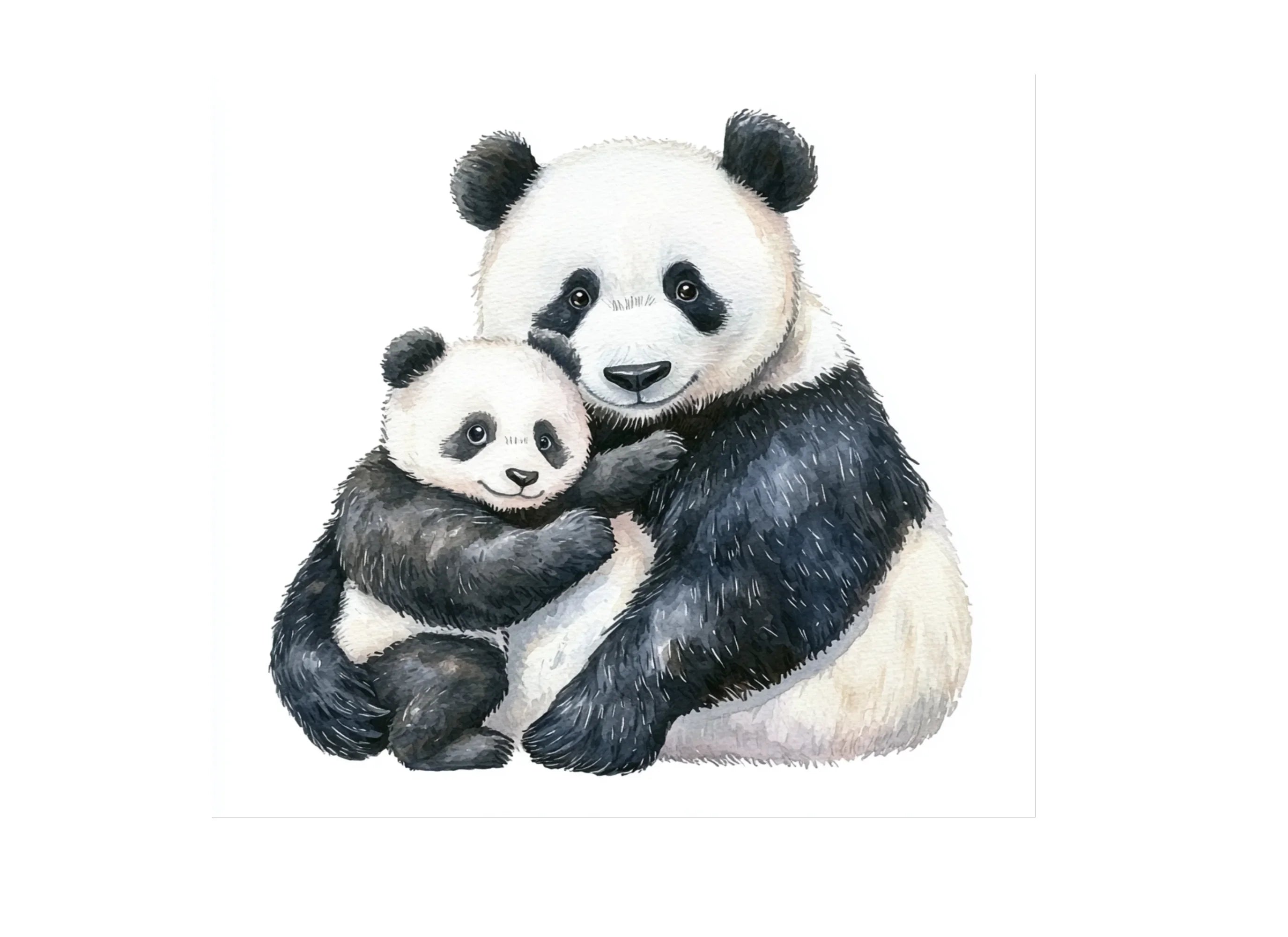 Panda Family Clipart Bundle