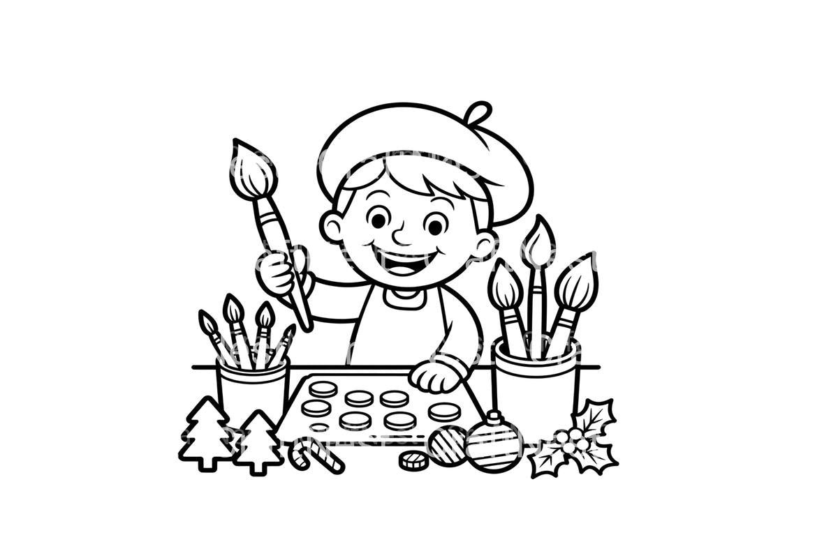 Christmas Artist Fun Coloring Books