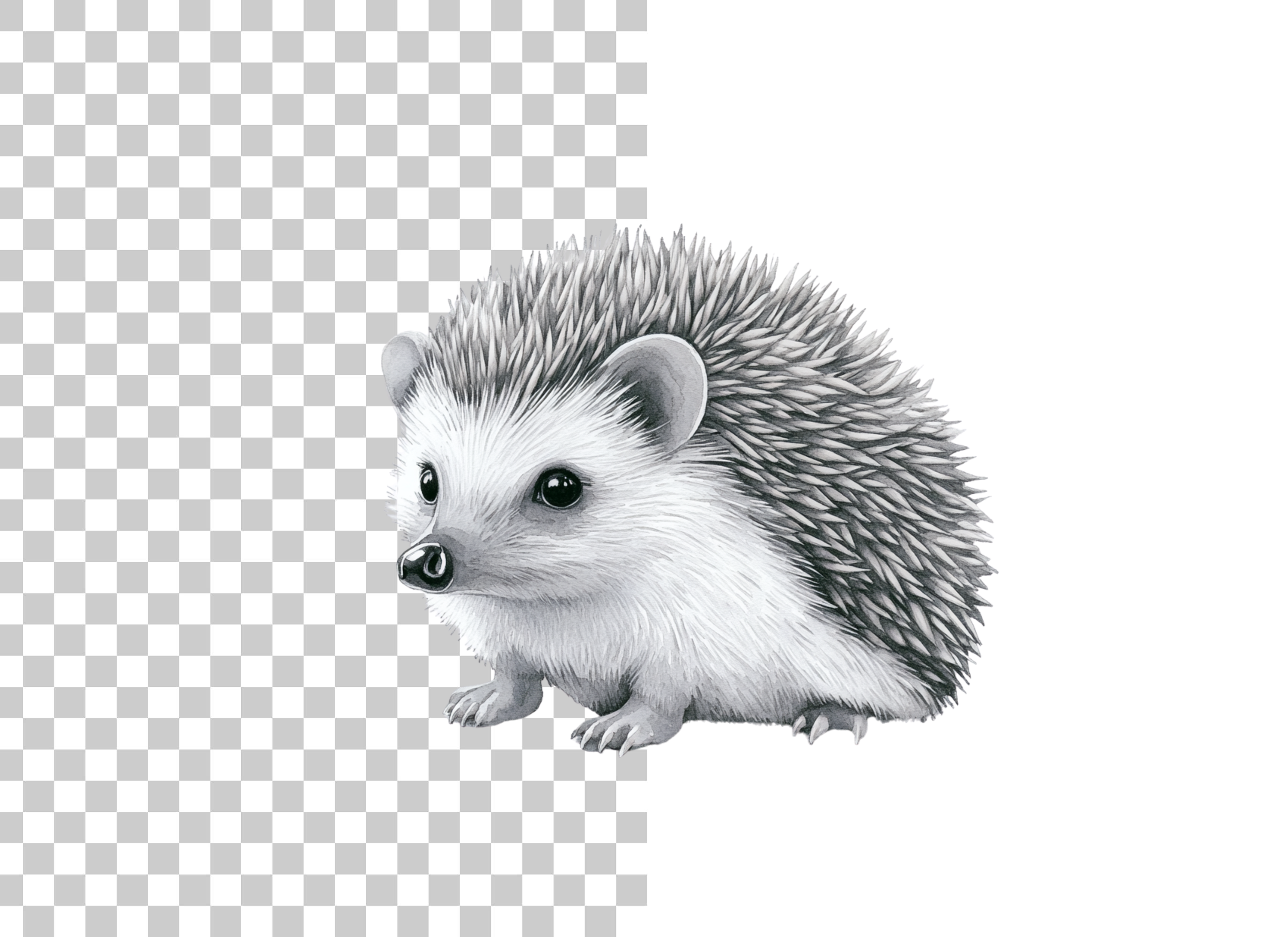 Cute Hedgehog Clipart Bundle